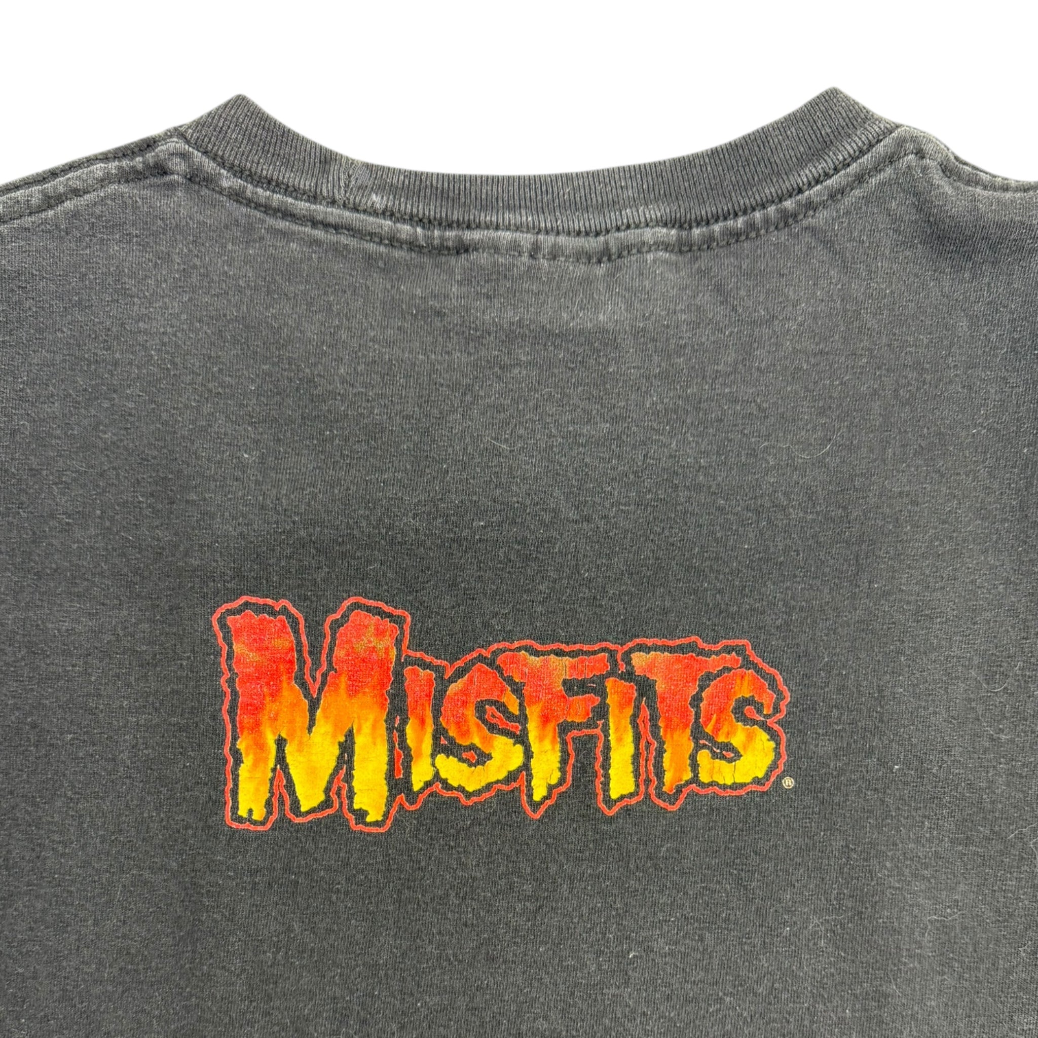 2004 Misfits Skeleton Tee Black