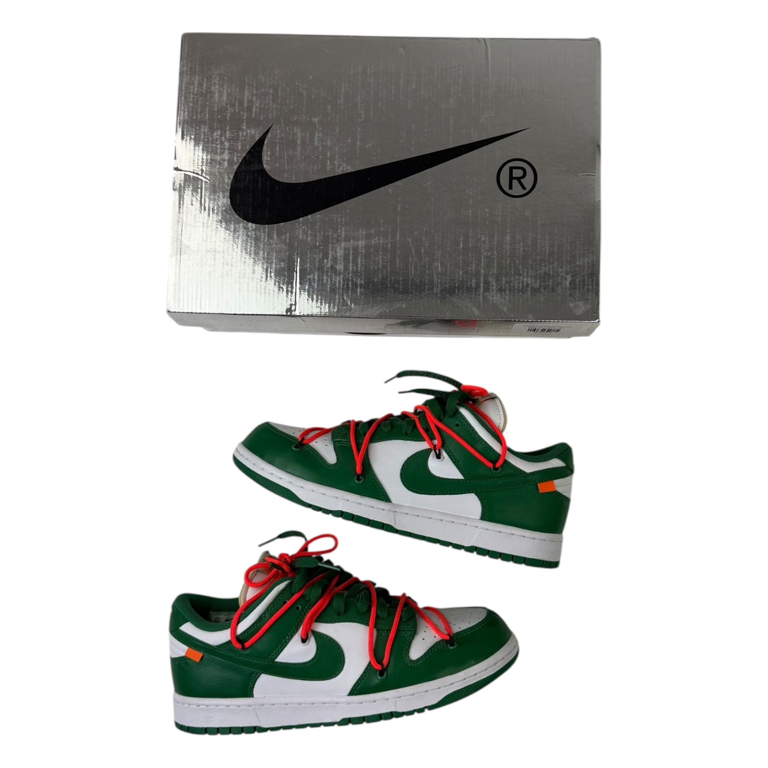 Off-White x Nike SB Dunk Pine Green (Used)