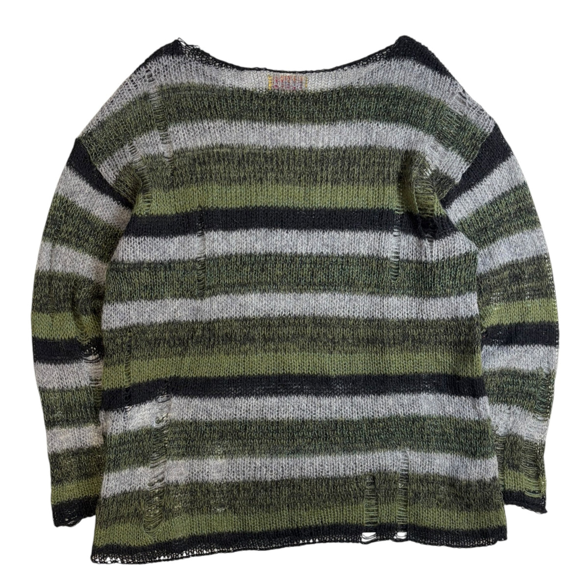 Hysteric Glamour Disco Sucks Mohair Oversized Sweater Green/Black