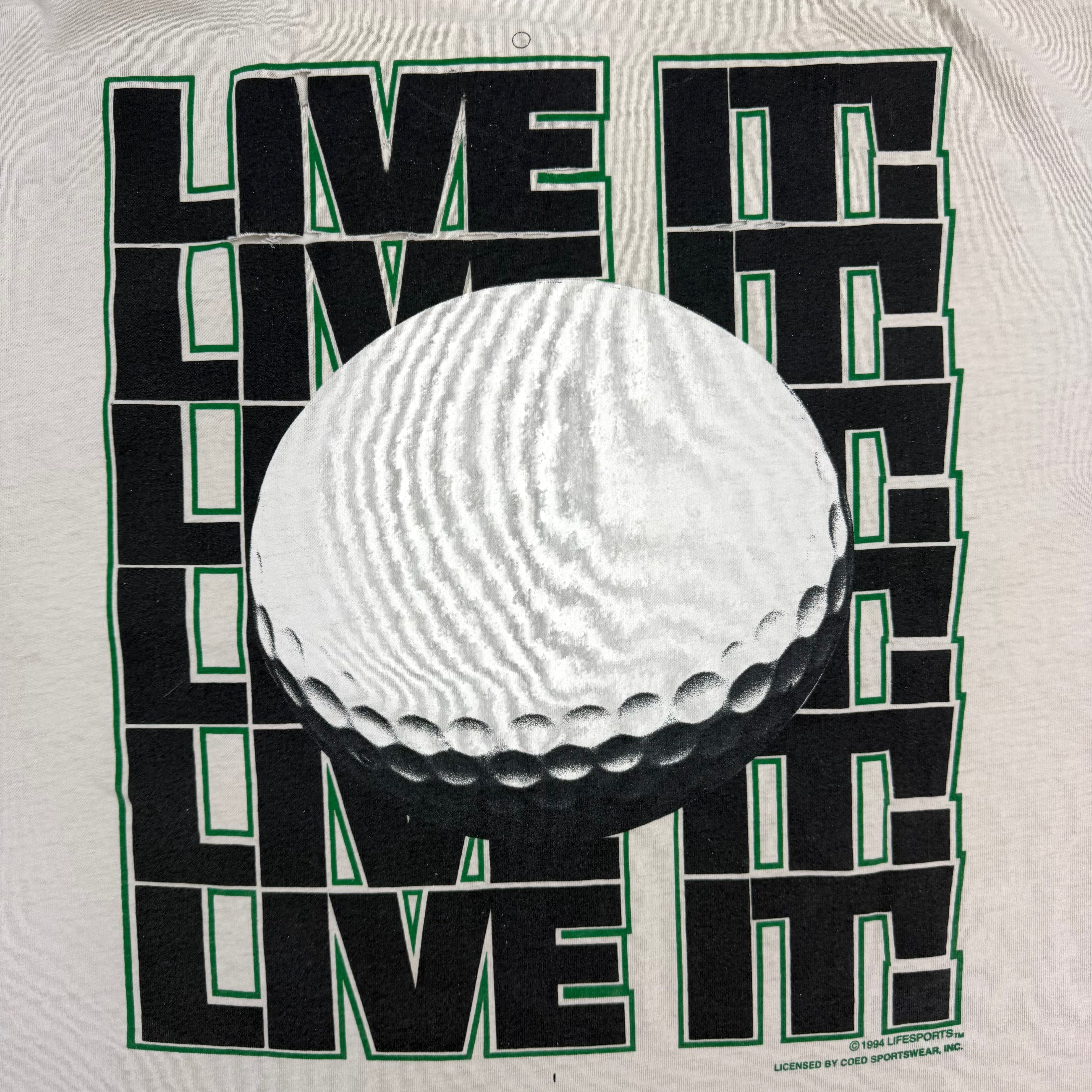 1994 “Drive it! Chip It! Putt It!…” Golf Tee White