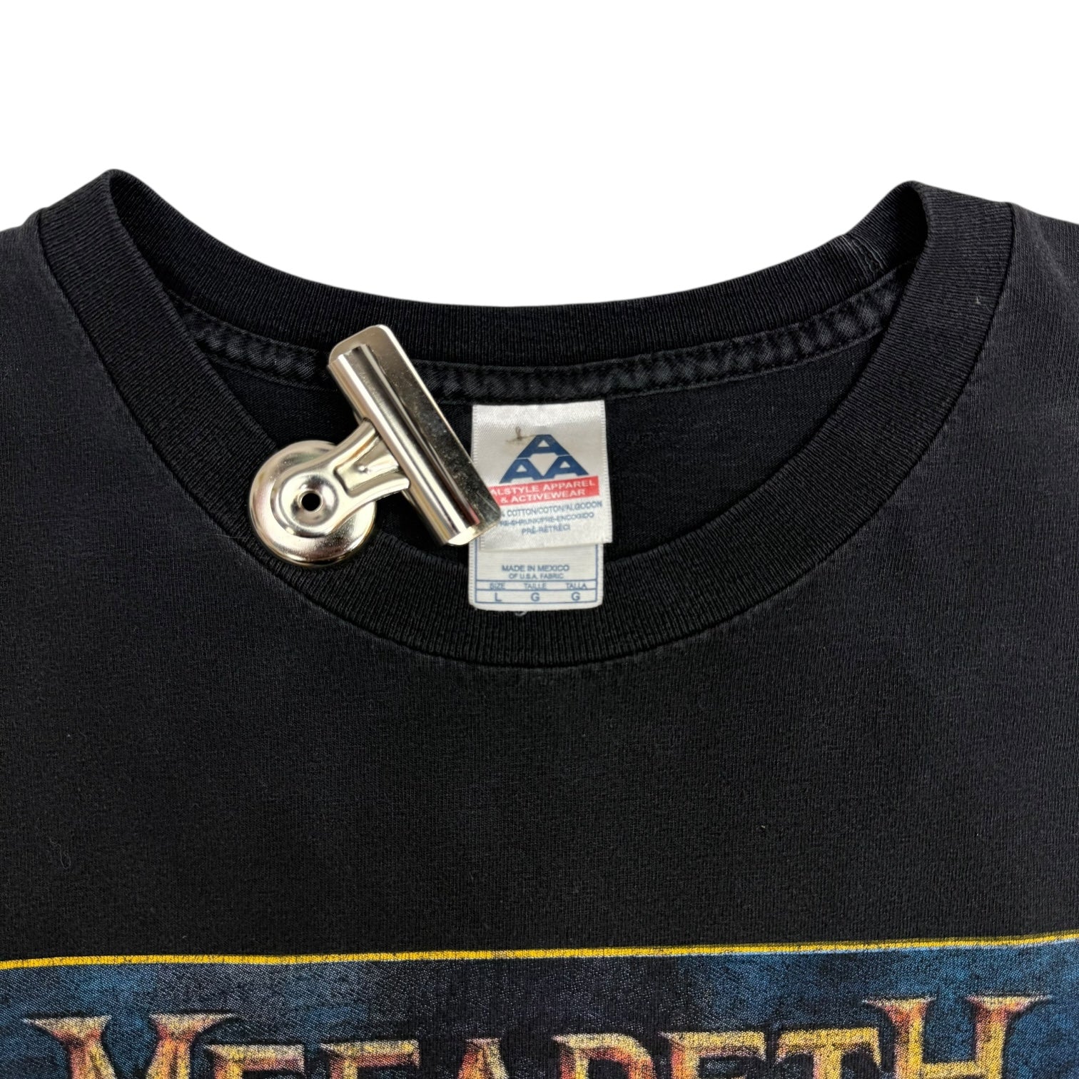 Vintage Megadeth Rust In Peace T-Shirt Black