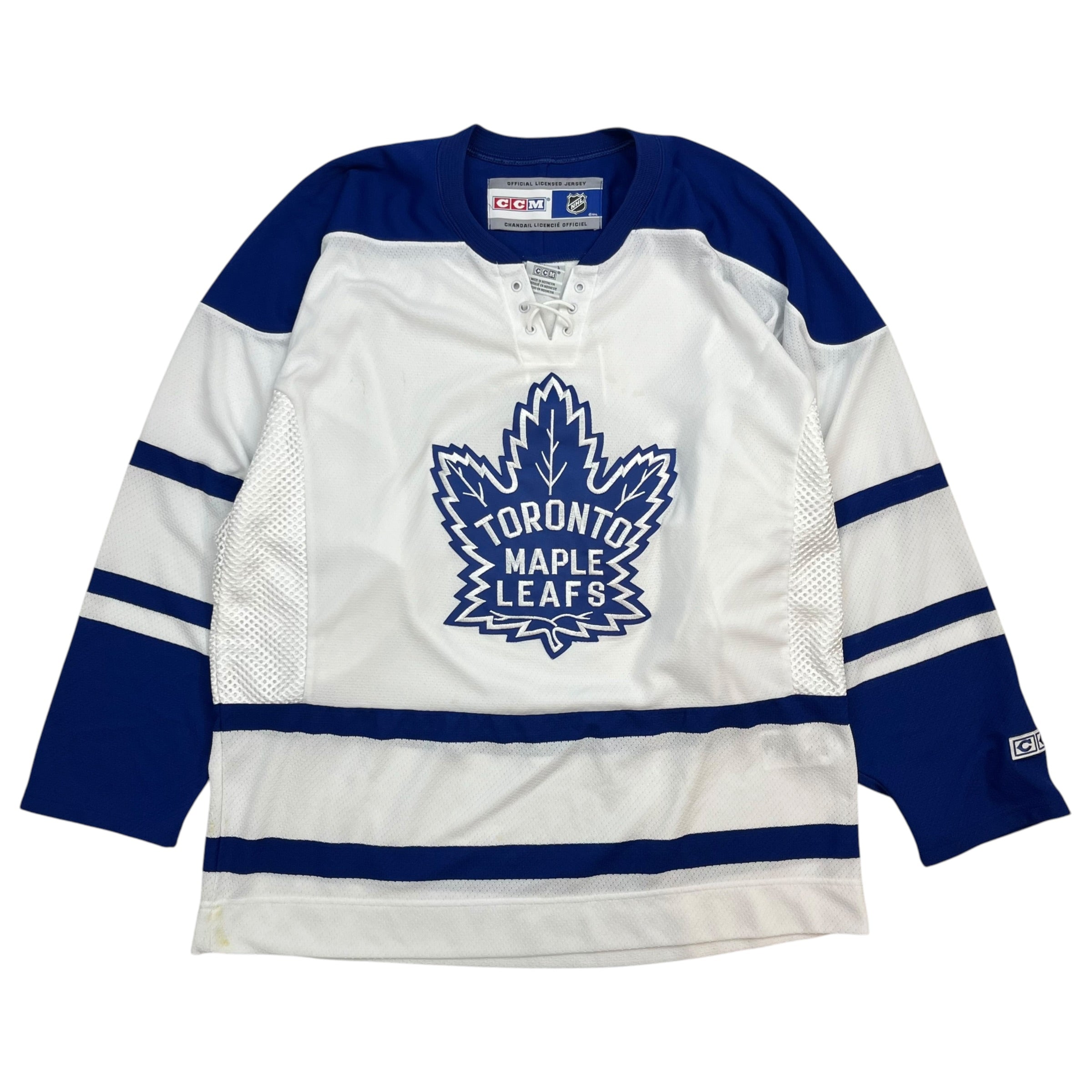 Vintage Toronto Maple Leafs CCM Jersey White/Blue