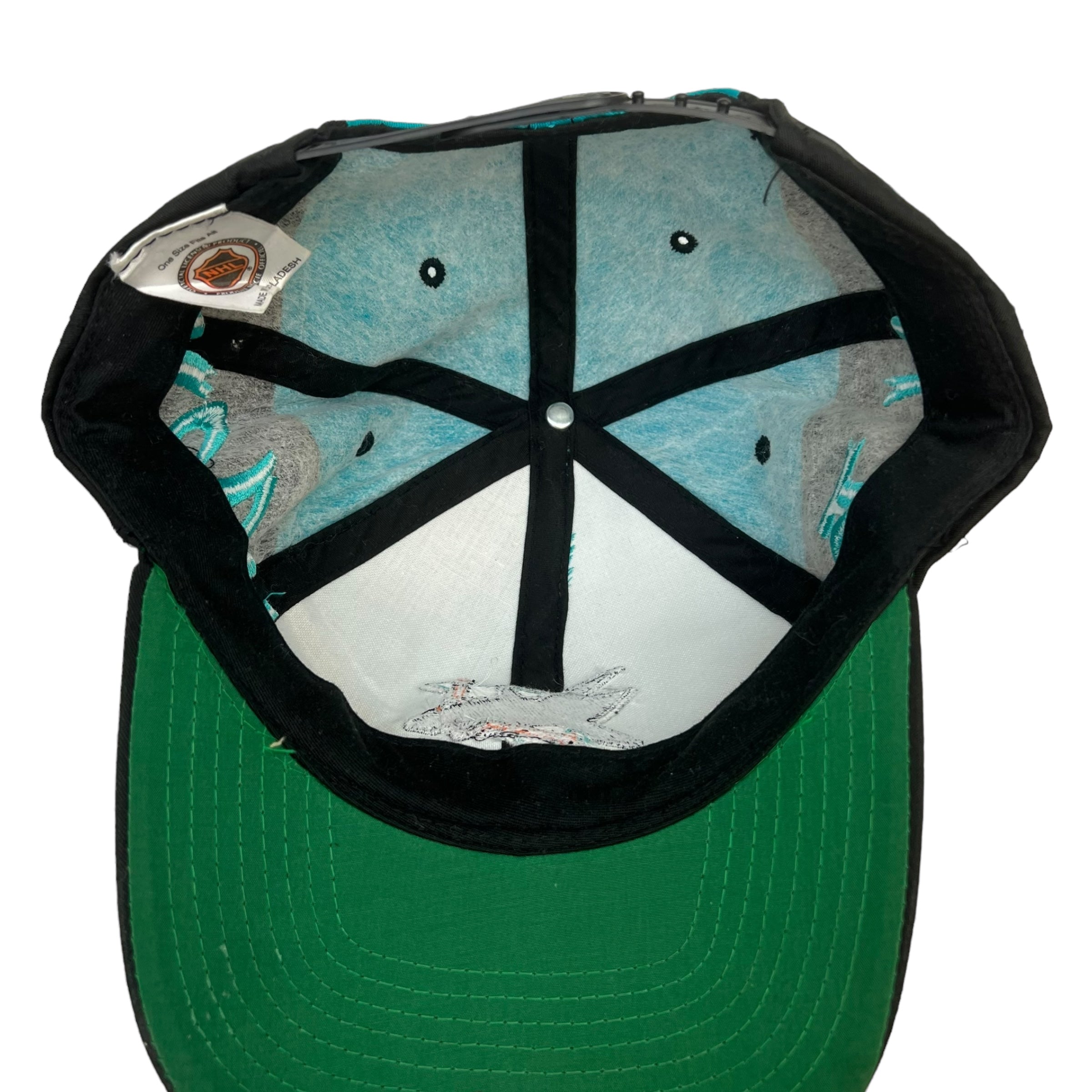 Vintage San Jose Sharks Logo Print Hat