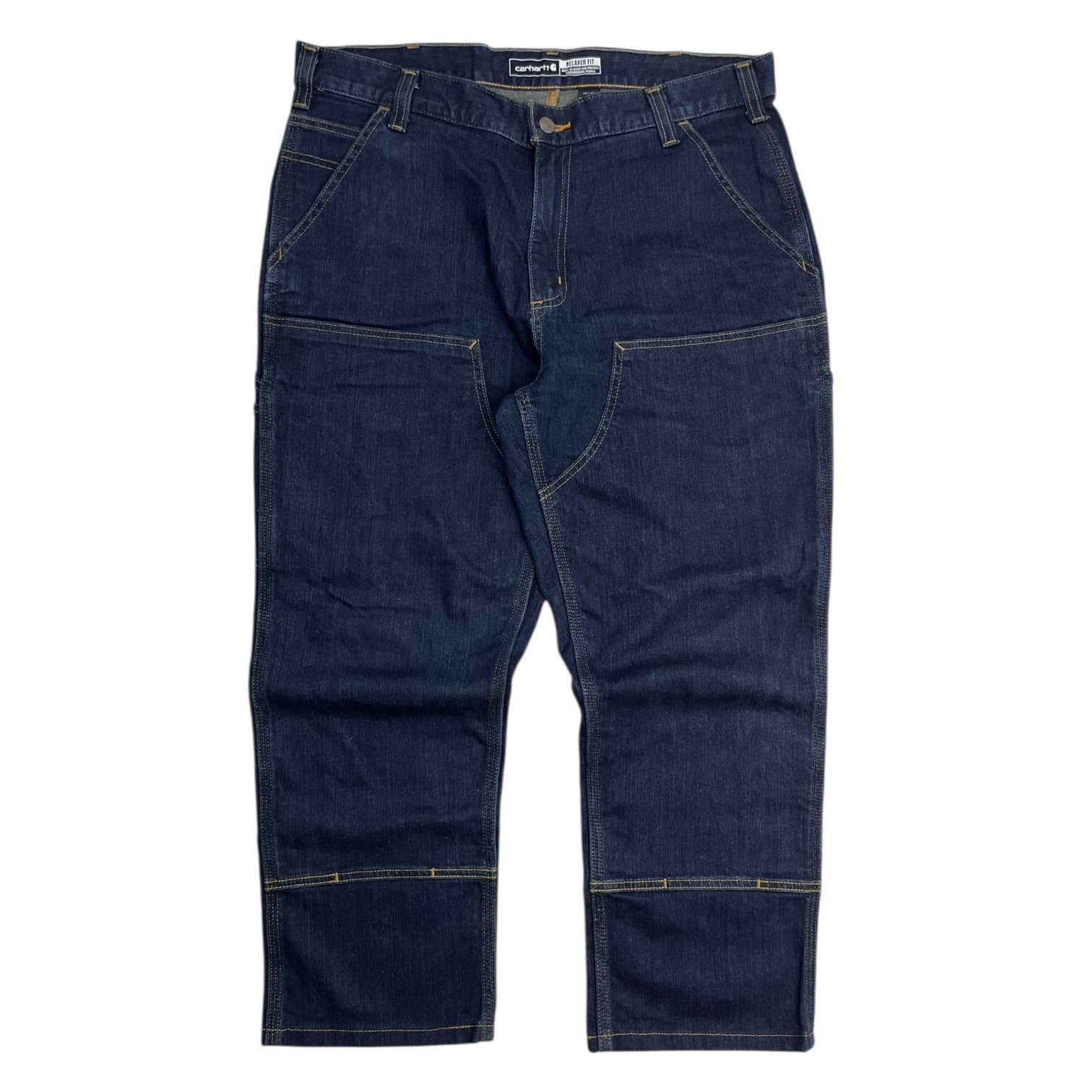 Carhartt Double-Front Utility Denim Bottoms Indigo