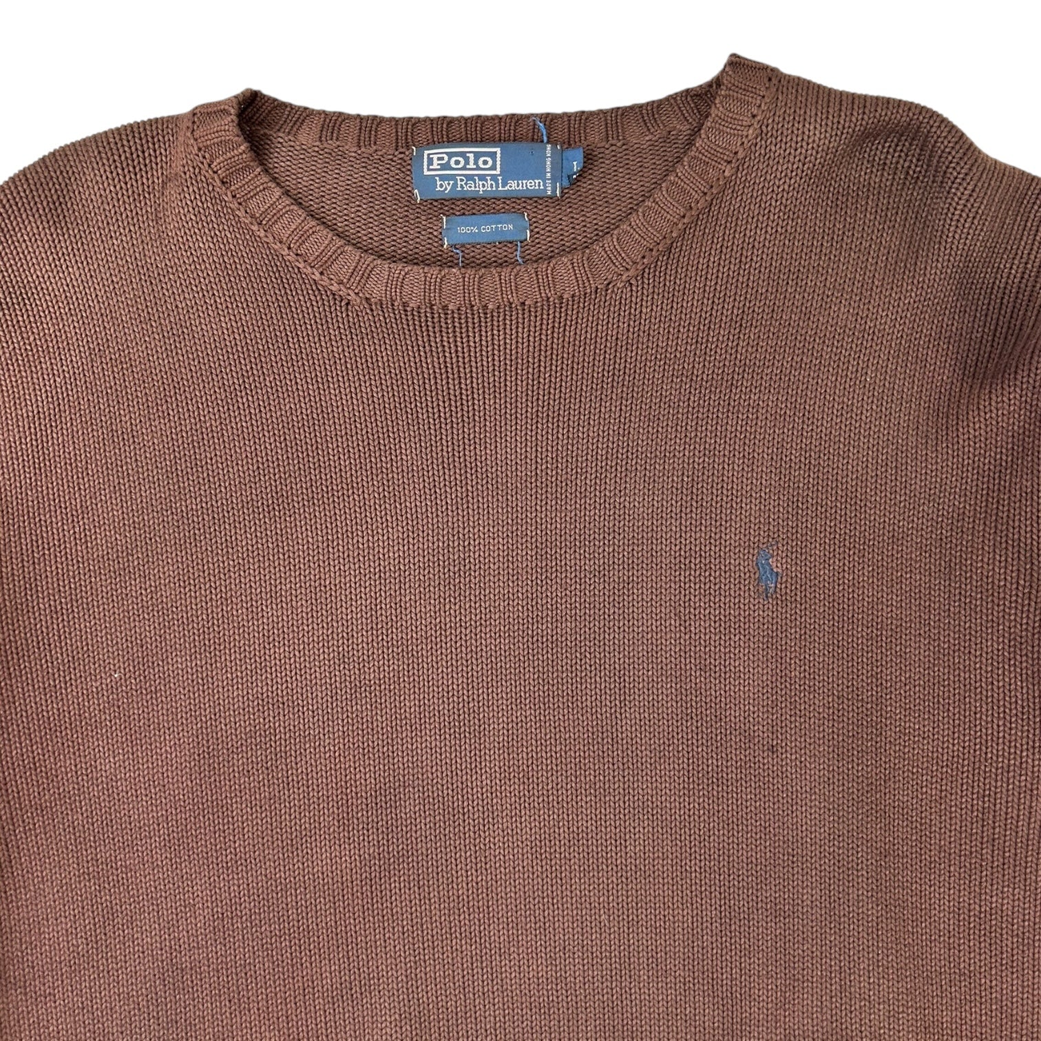 Vintage Polo Ralph Lauren Knit Sweater Brown