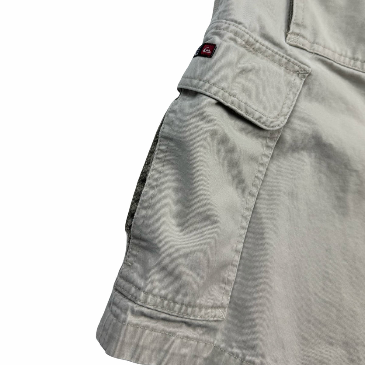 Vintage Y2K Quiksilver Cargo Shorts White