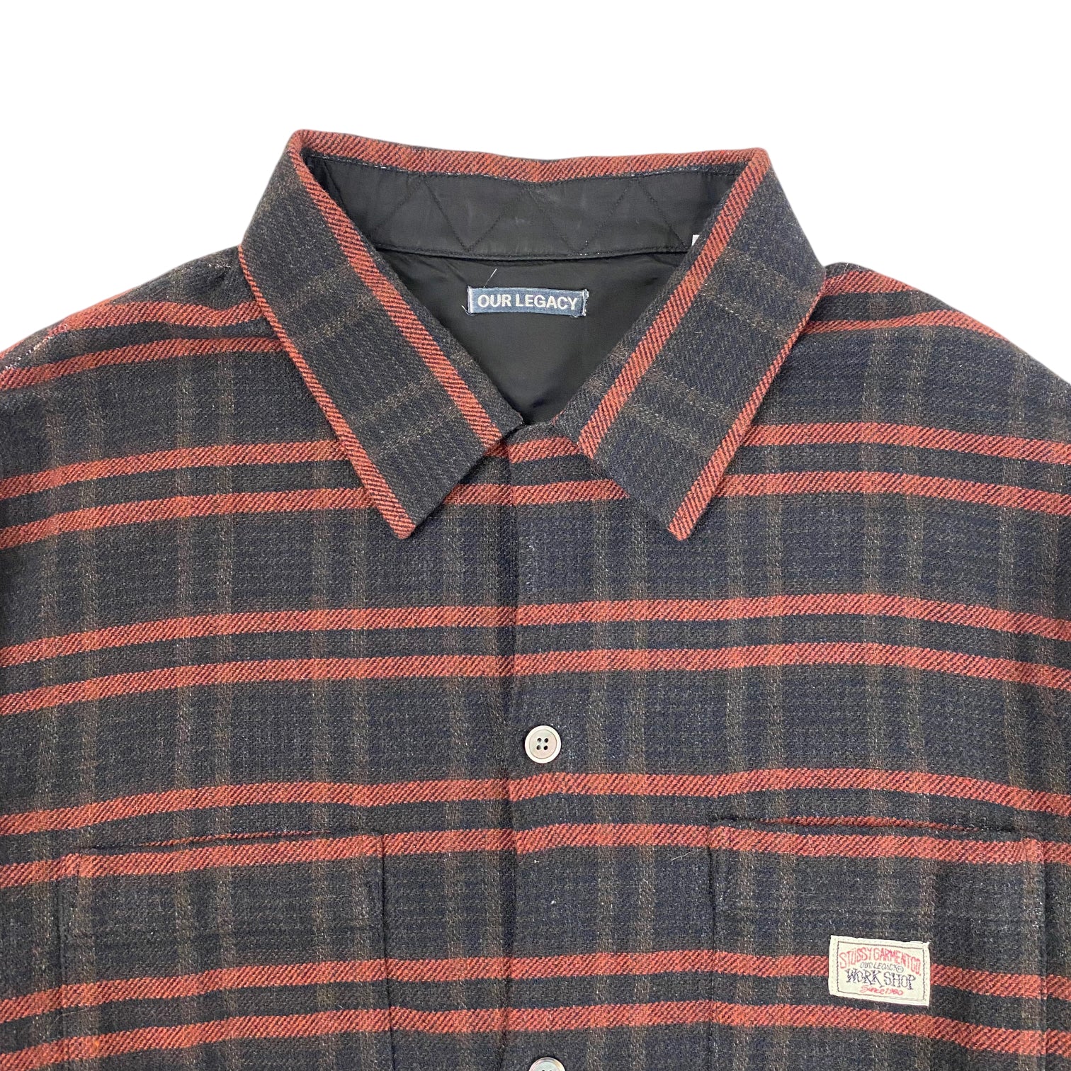 Stüssy x Our Legacy Workshop New Heusen Plaid Button Up Shirt