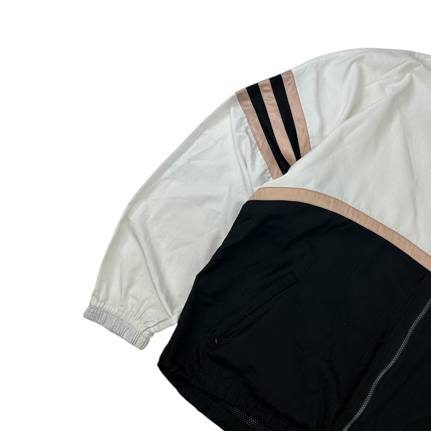 Vintage Adidas Windbreaker Jacket White/Black