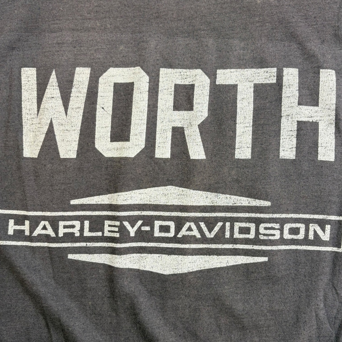 Vintage Harley Davidson “Worth” T-Shirt Grey