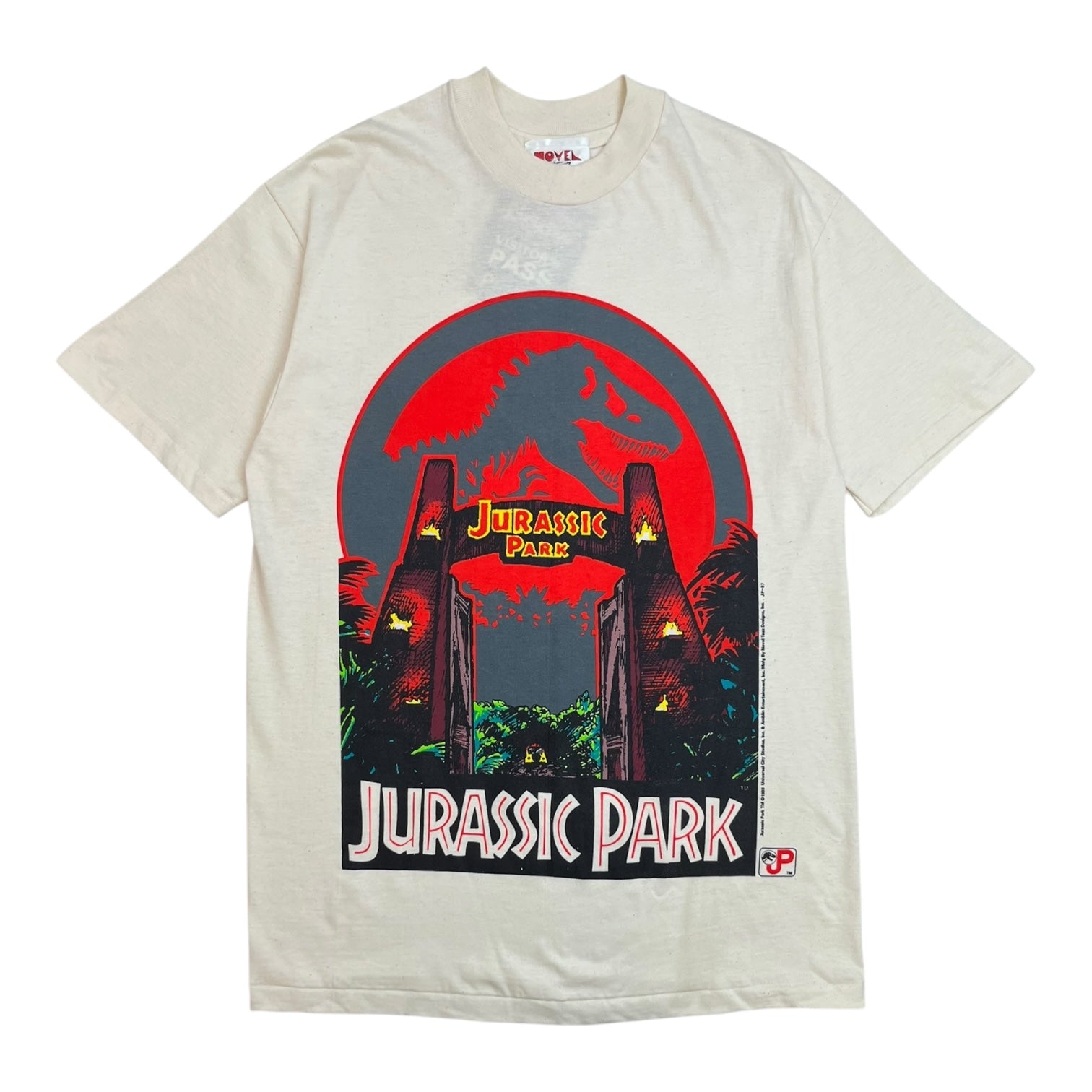 1993 Jurassic Park Universal Studios Tee White