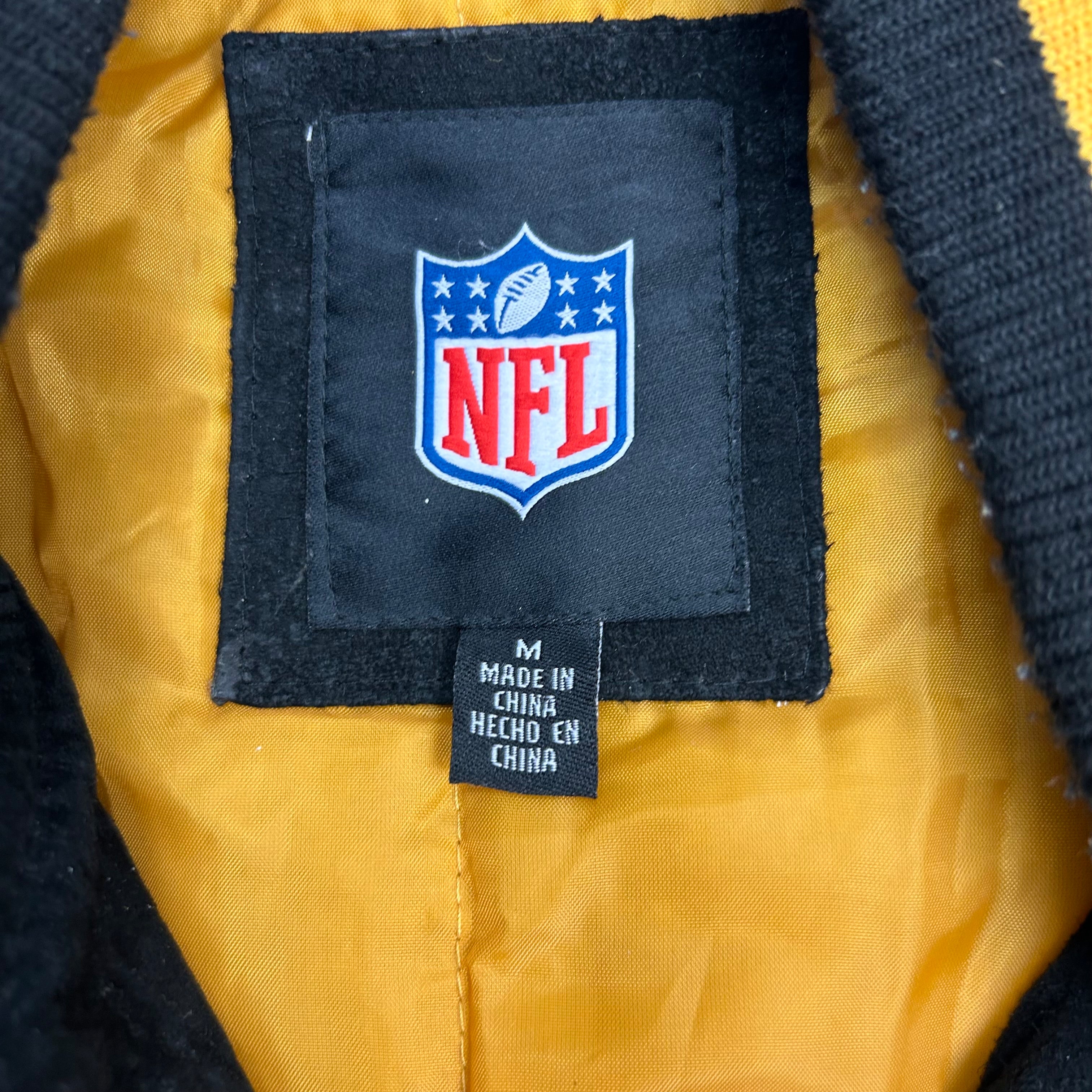 Pittsburgh Steelers NFL Cowhide Letterman Jacket