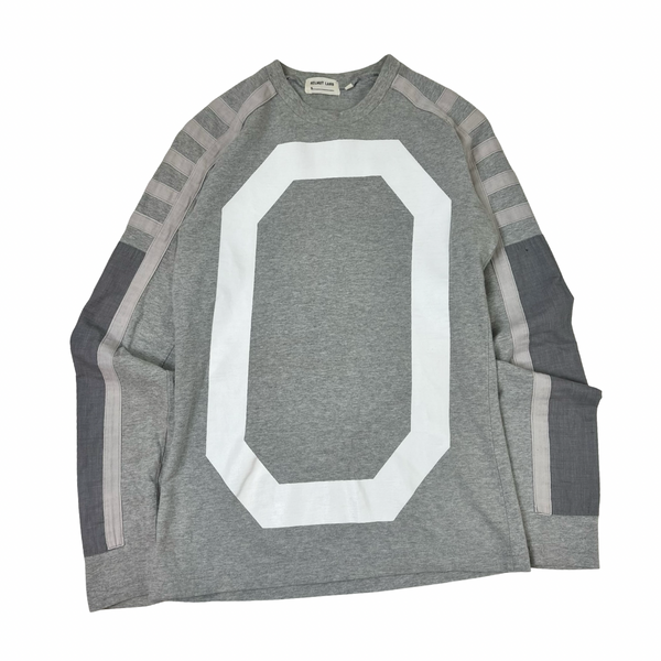 (W) Helmut Lang AW99 Astro Moto Longsleeve T-Shirt Grey