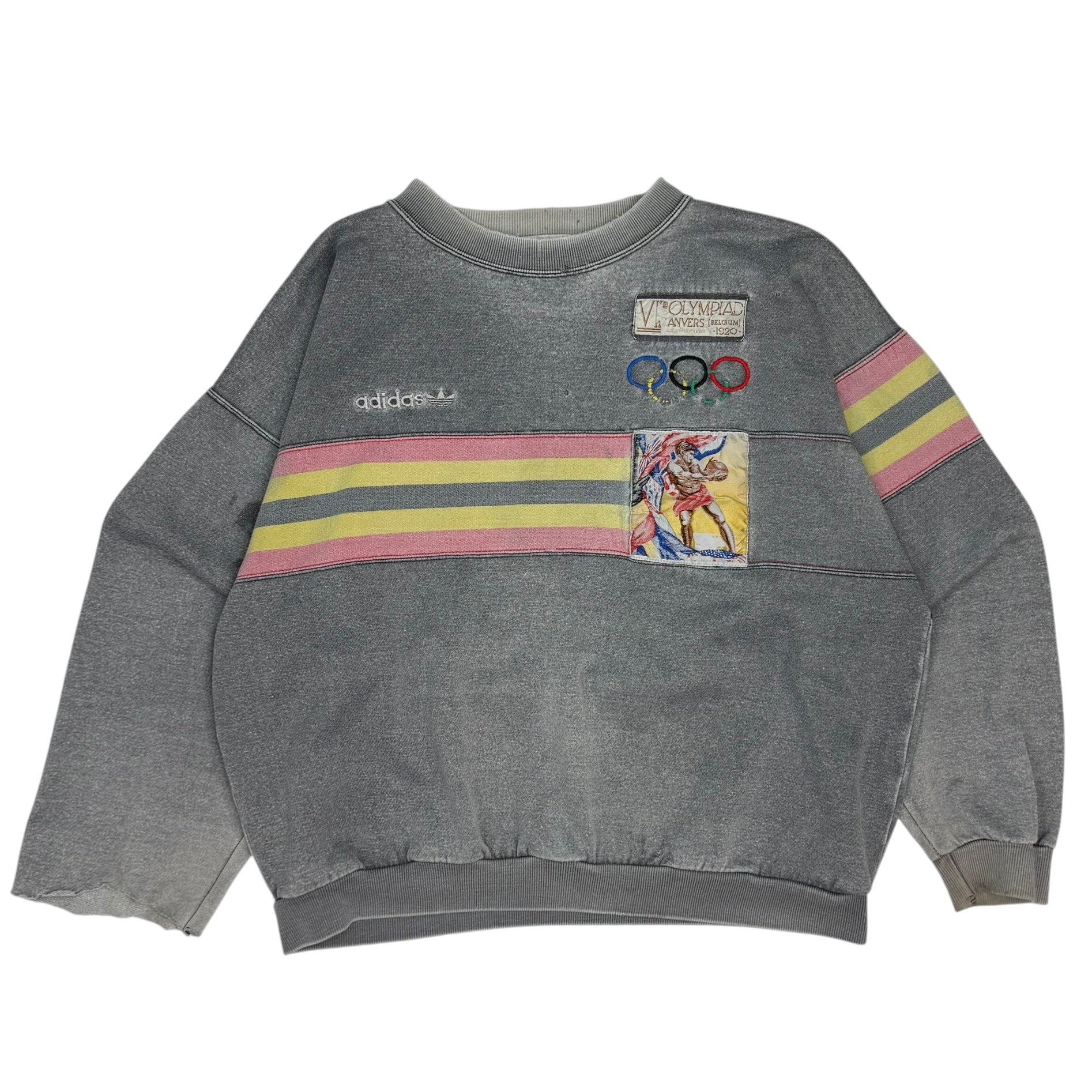 1976 Adidas Olympics Montreal Crewneck Grey