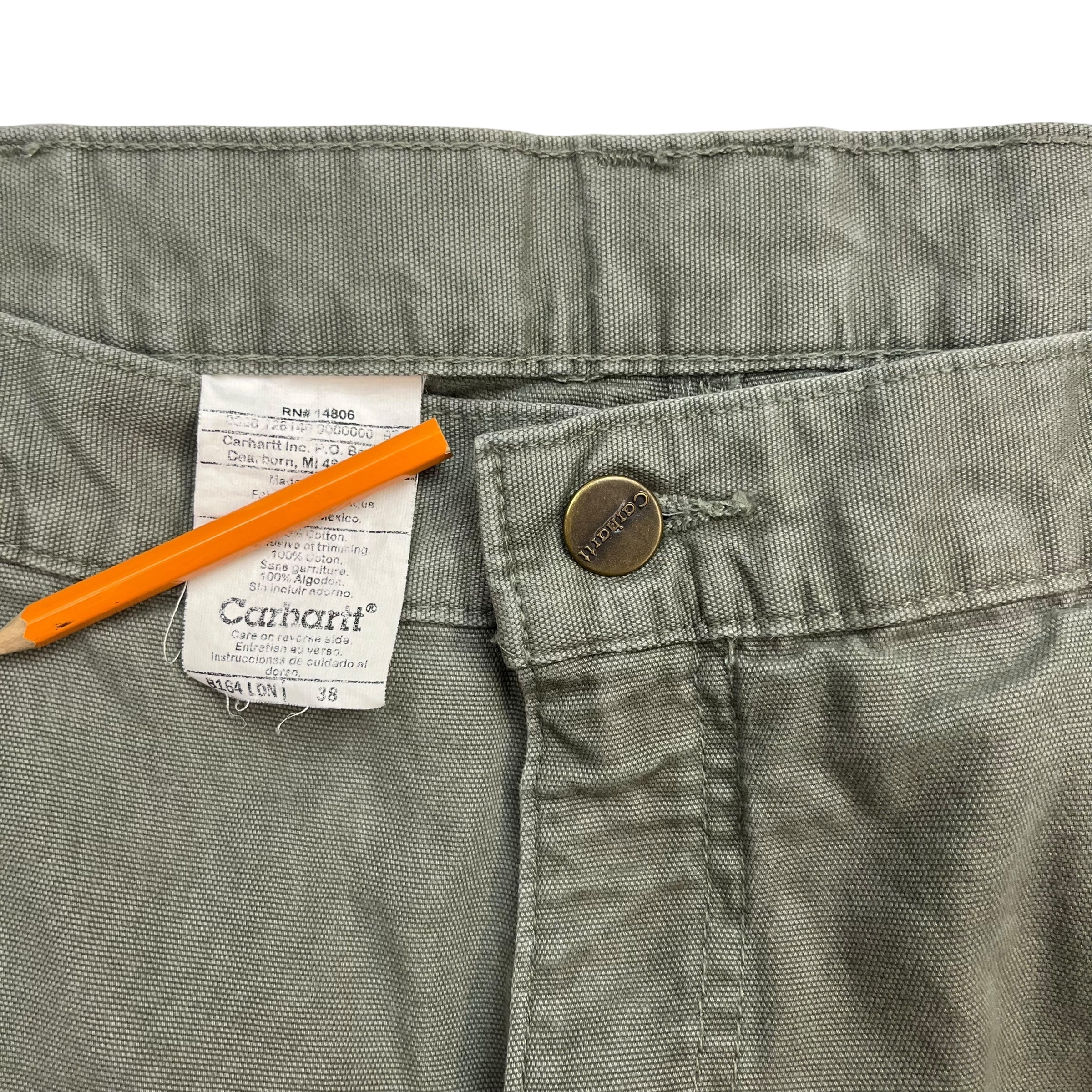 Vintage Carhartt Denim Work Shorts Green