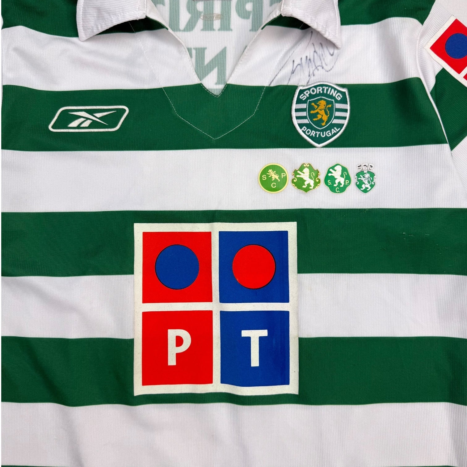 Reebok 2006 Sporting Lisbon Home Jersey Green/White