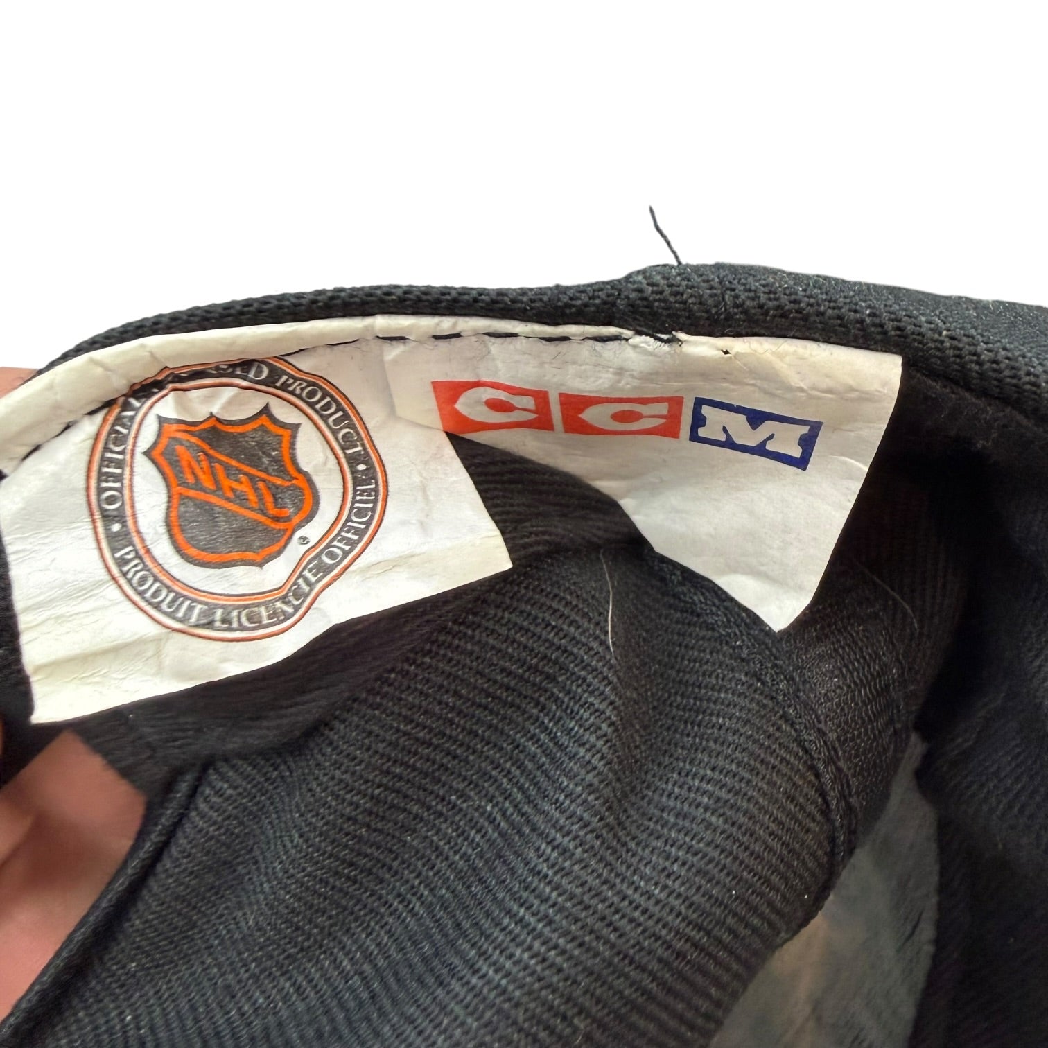 Vintage CCM San Jose Sharks SnapBack Hat Black/Teal