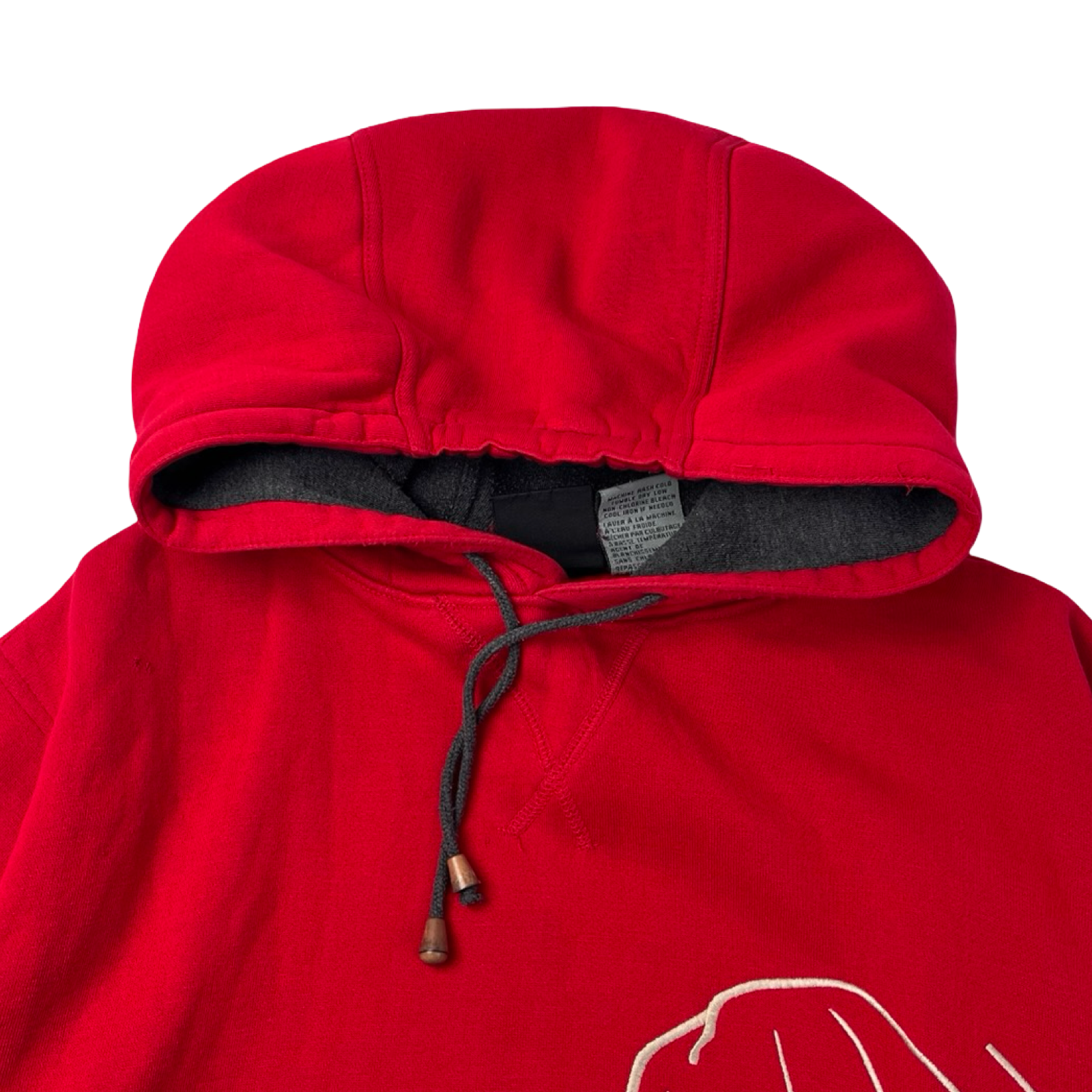 Vintage Y2K Southpole Embroidered Hoodie Red