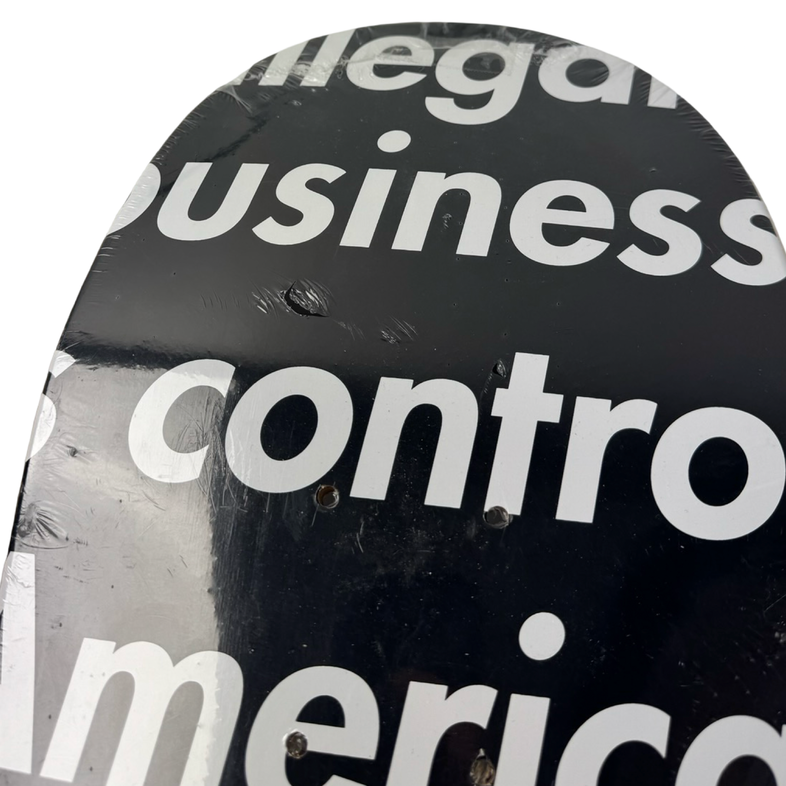 Supreme Illegal Business Skate Deck Black