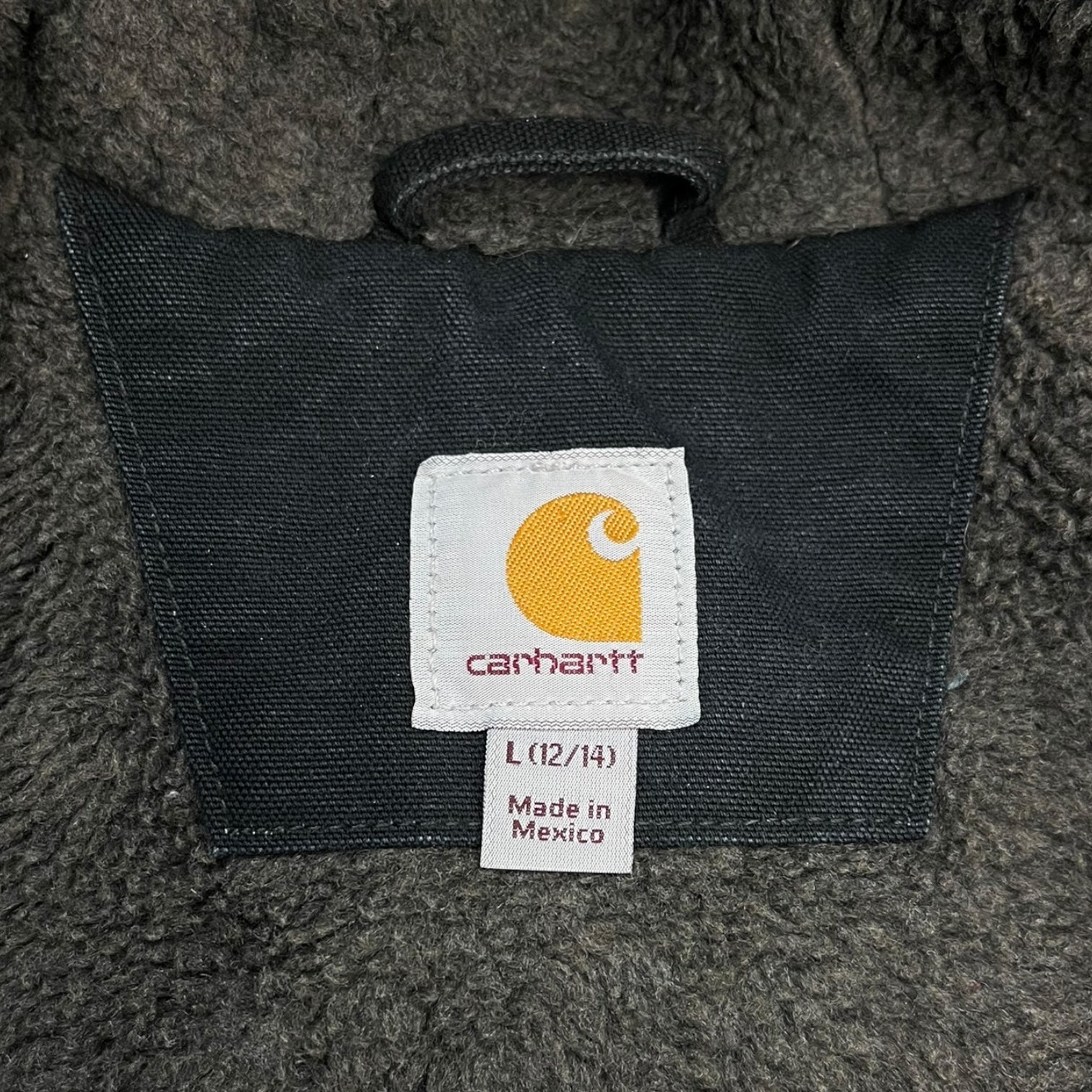 Carhartt Hooded Sherpa Lined Detroit Jacket Black