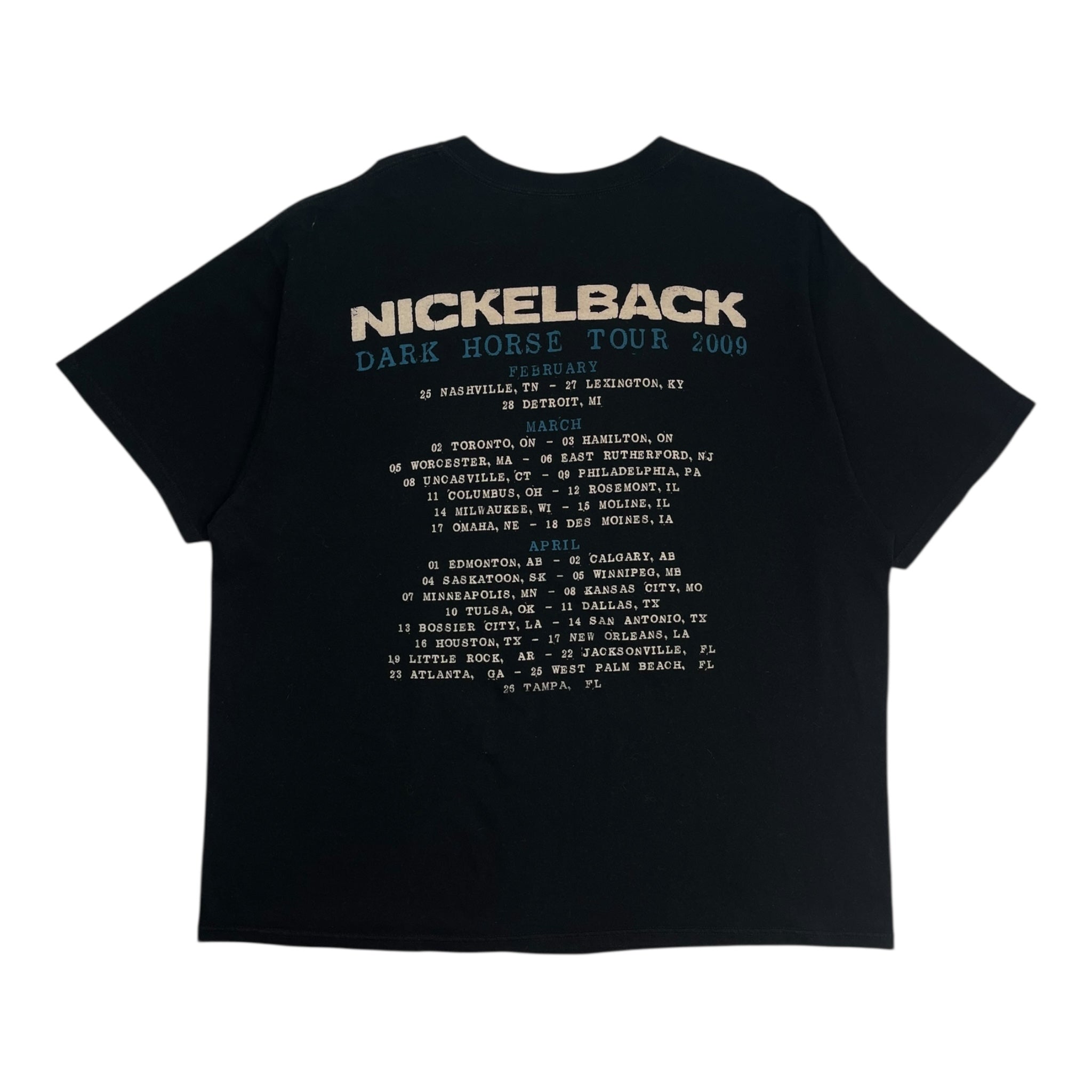 2009 Nickelback ‘Dark Horse Tour’ T-Shirt Black