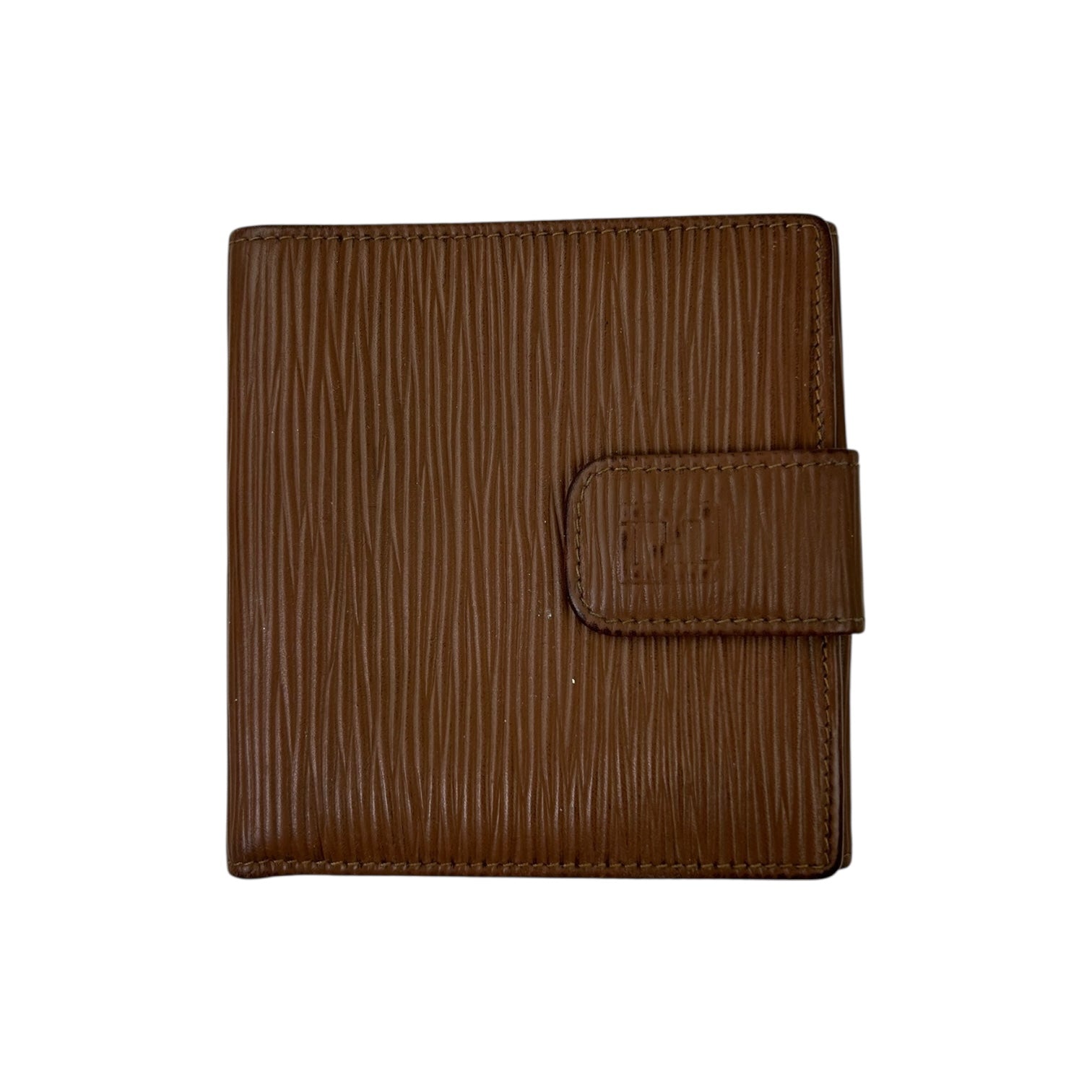 Vintage Fendi Leather Wallet Light Brown