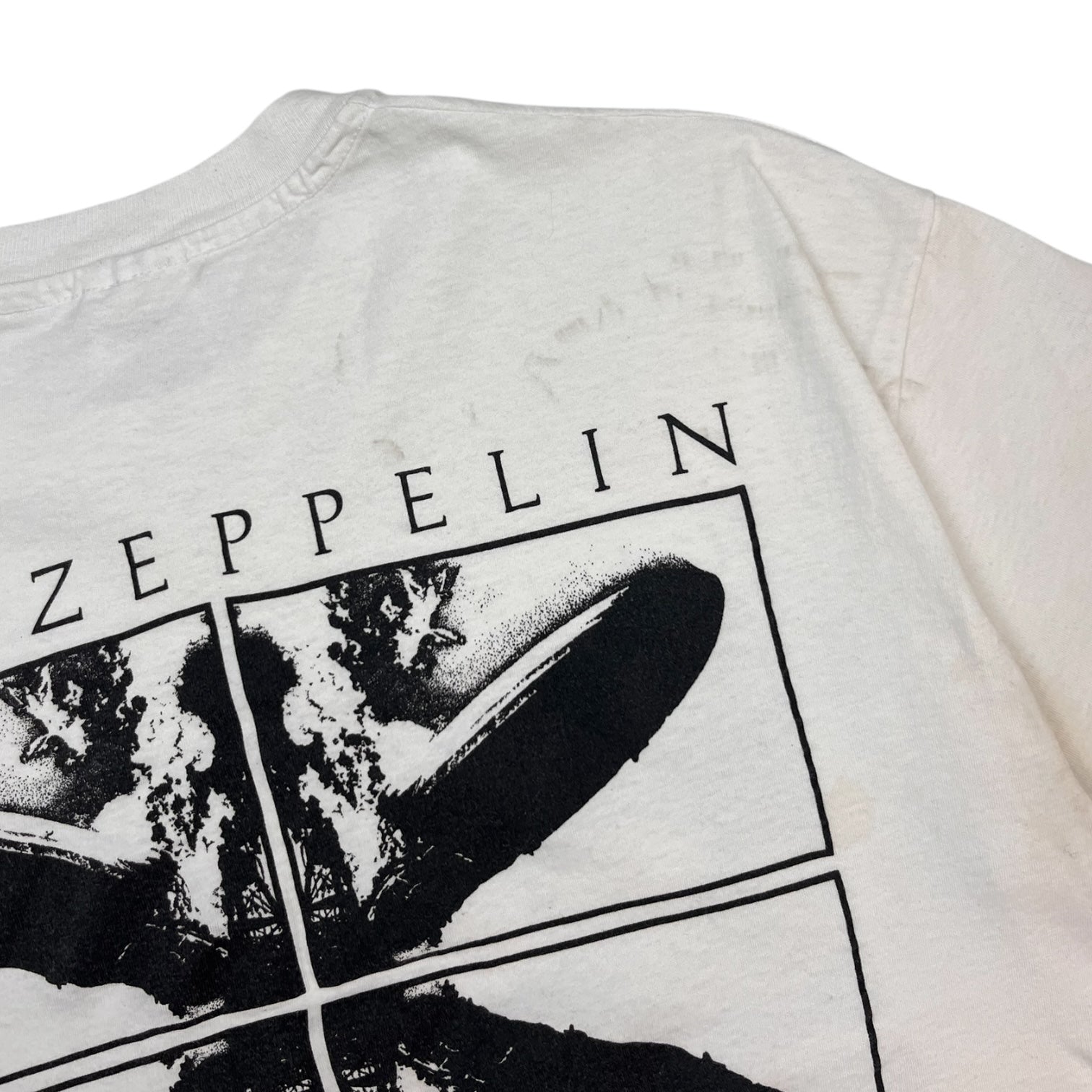 1992 Led Zeppelin Portrait Tee White