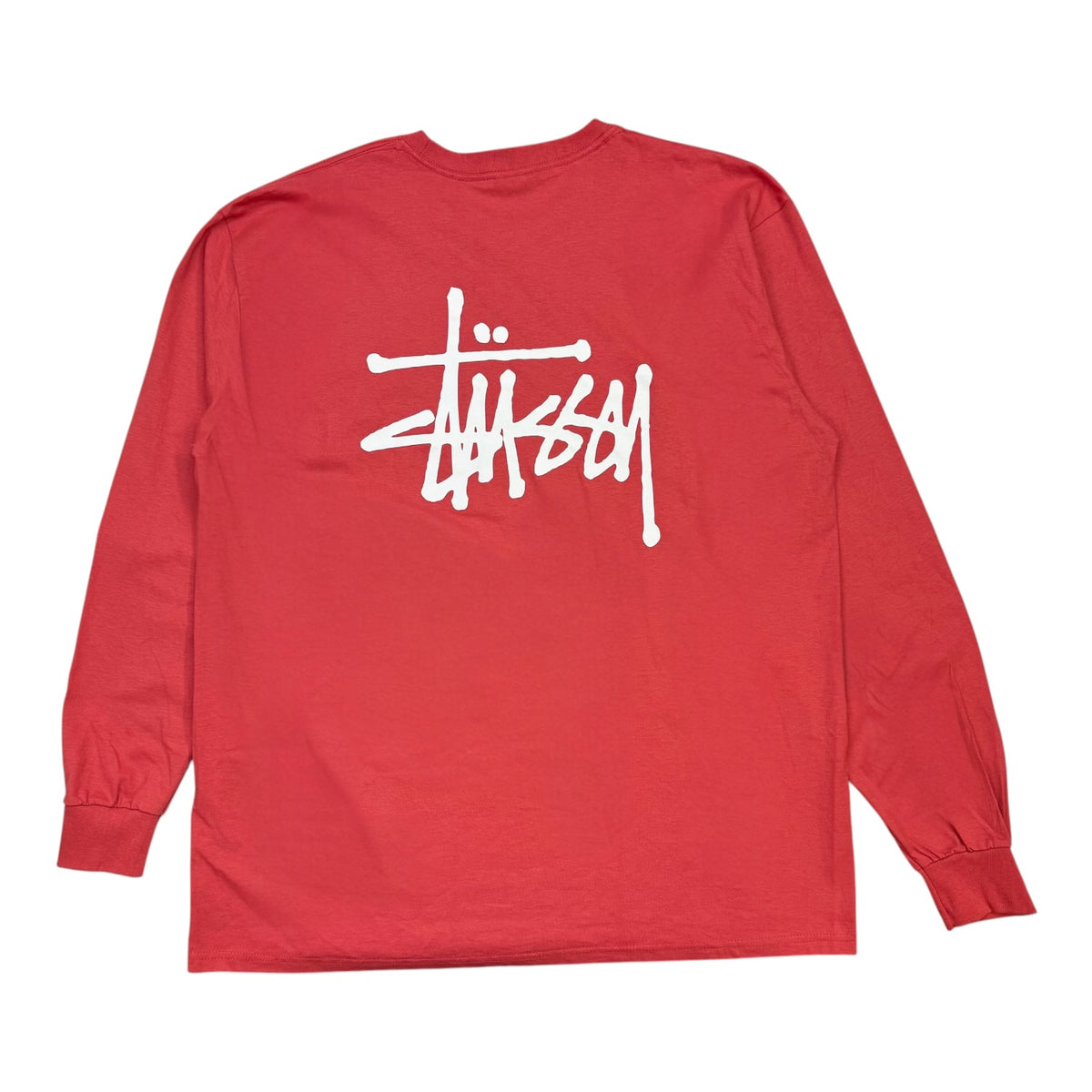 Stussy Basic L/S Tee Red