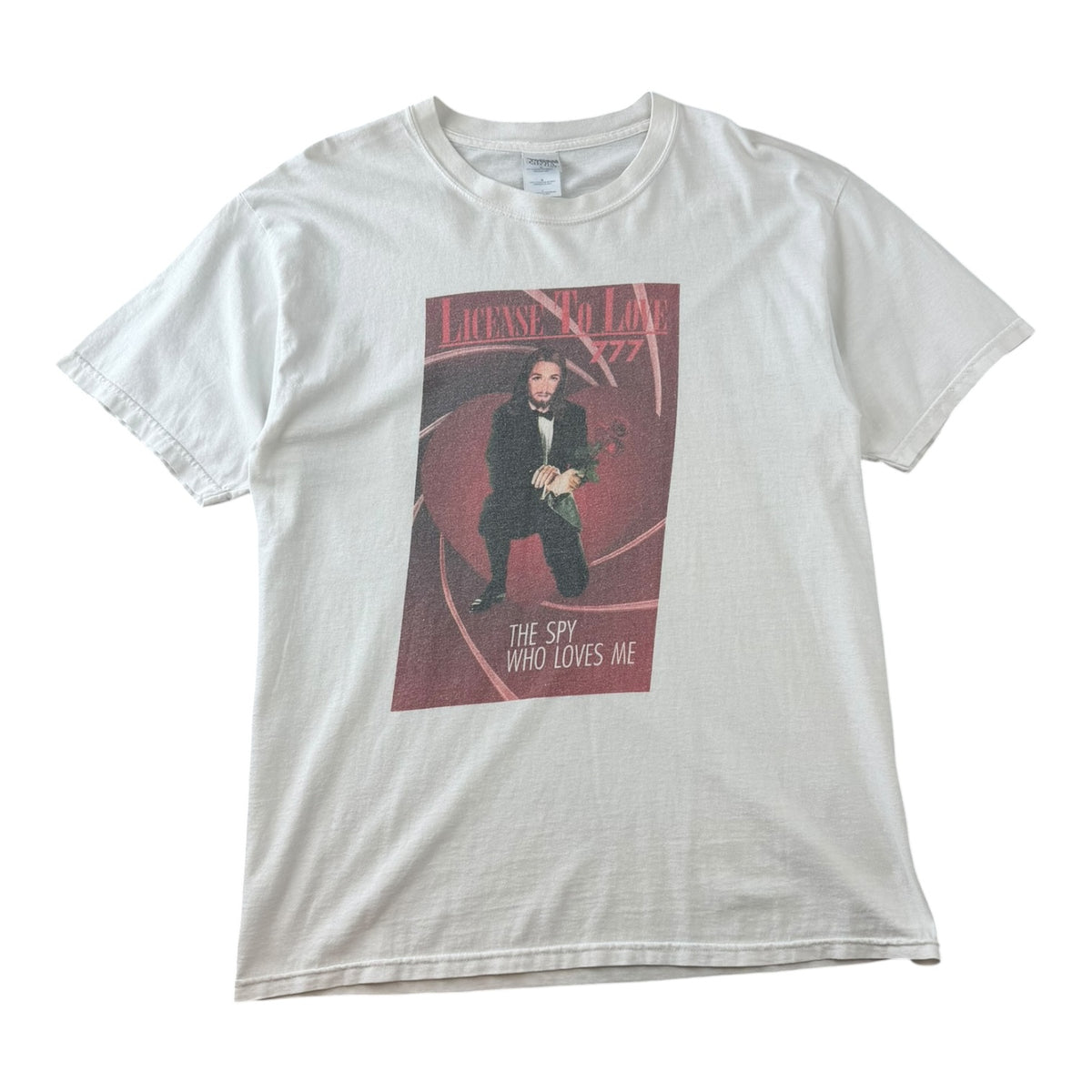 Vintage “License To Love” James Bond Parody Jesus T-Shirt