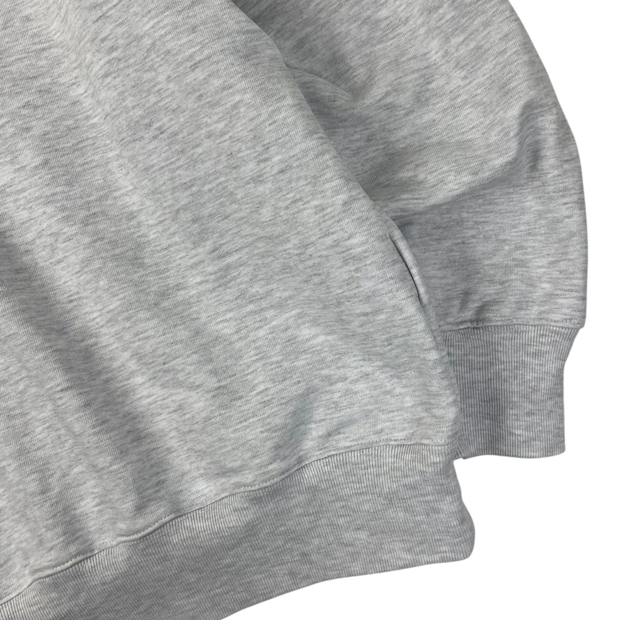 We11done Oversized Long Sleeved Hoodie Grey