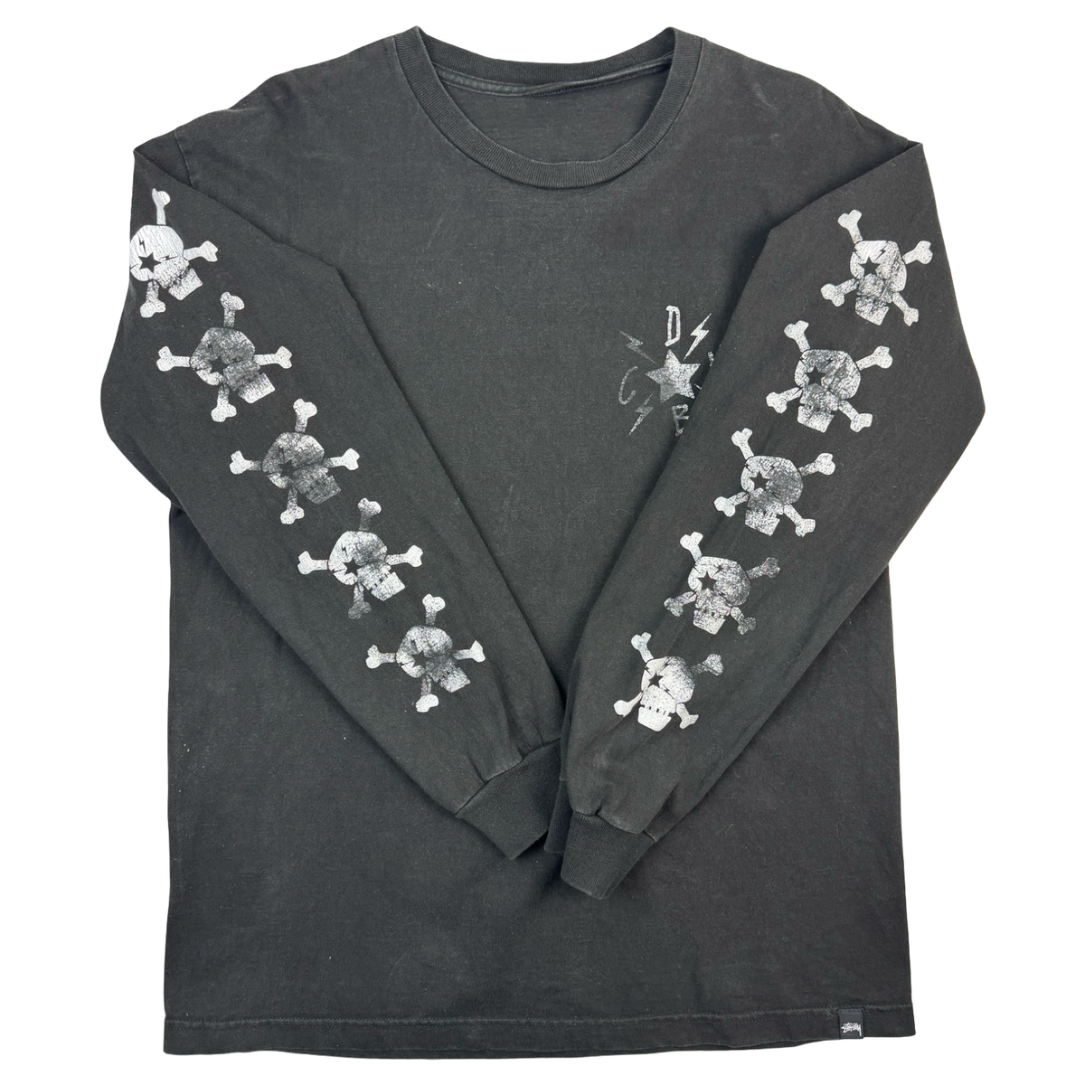 Stussy Maple Leaf Skull Sleeve Longsleeve T-Shirt