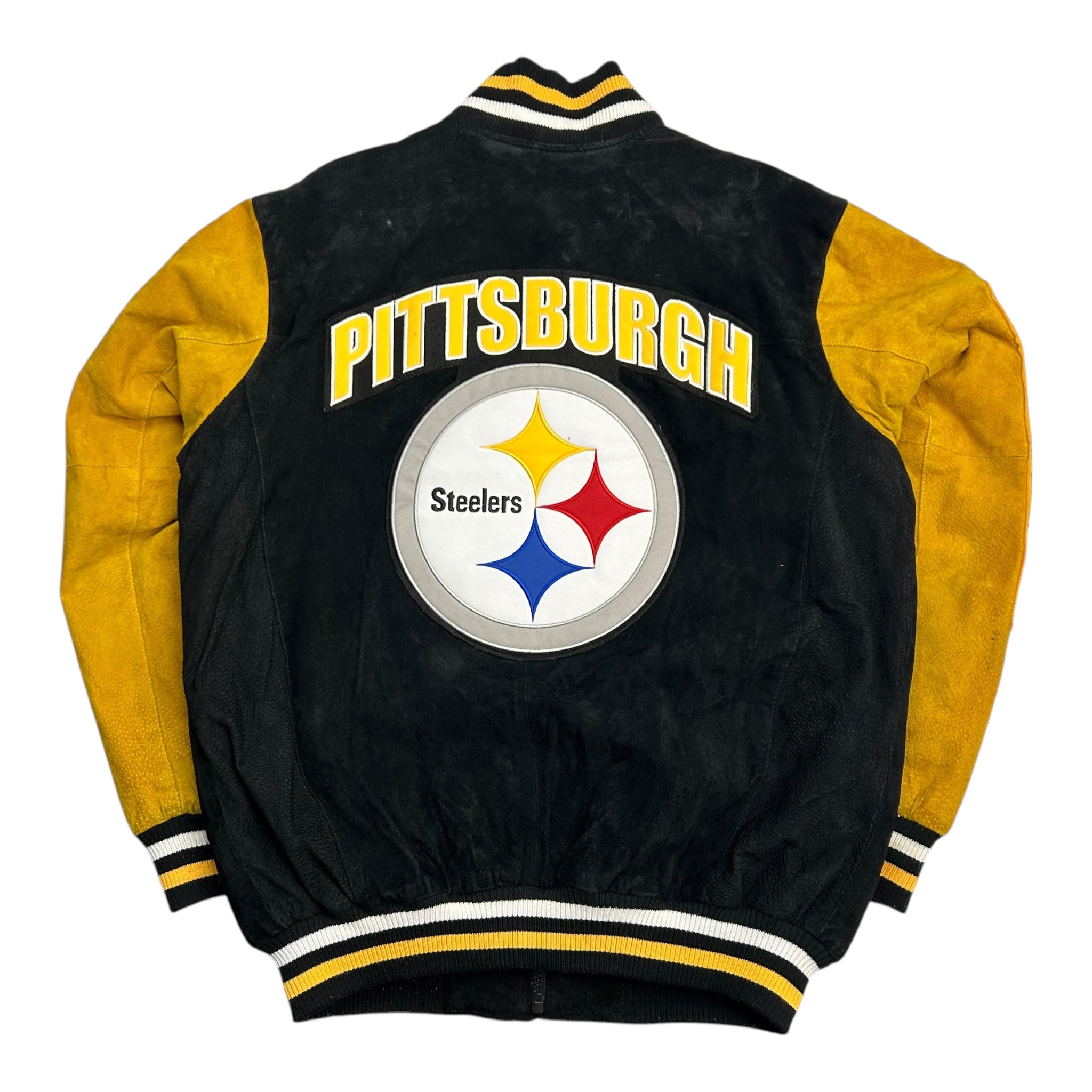 Pittsburgh Steelers NFL Cowhide Letterman Jacket