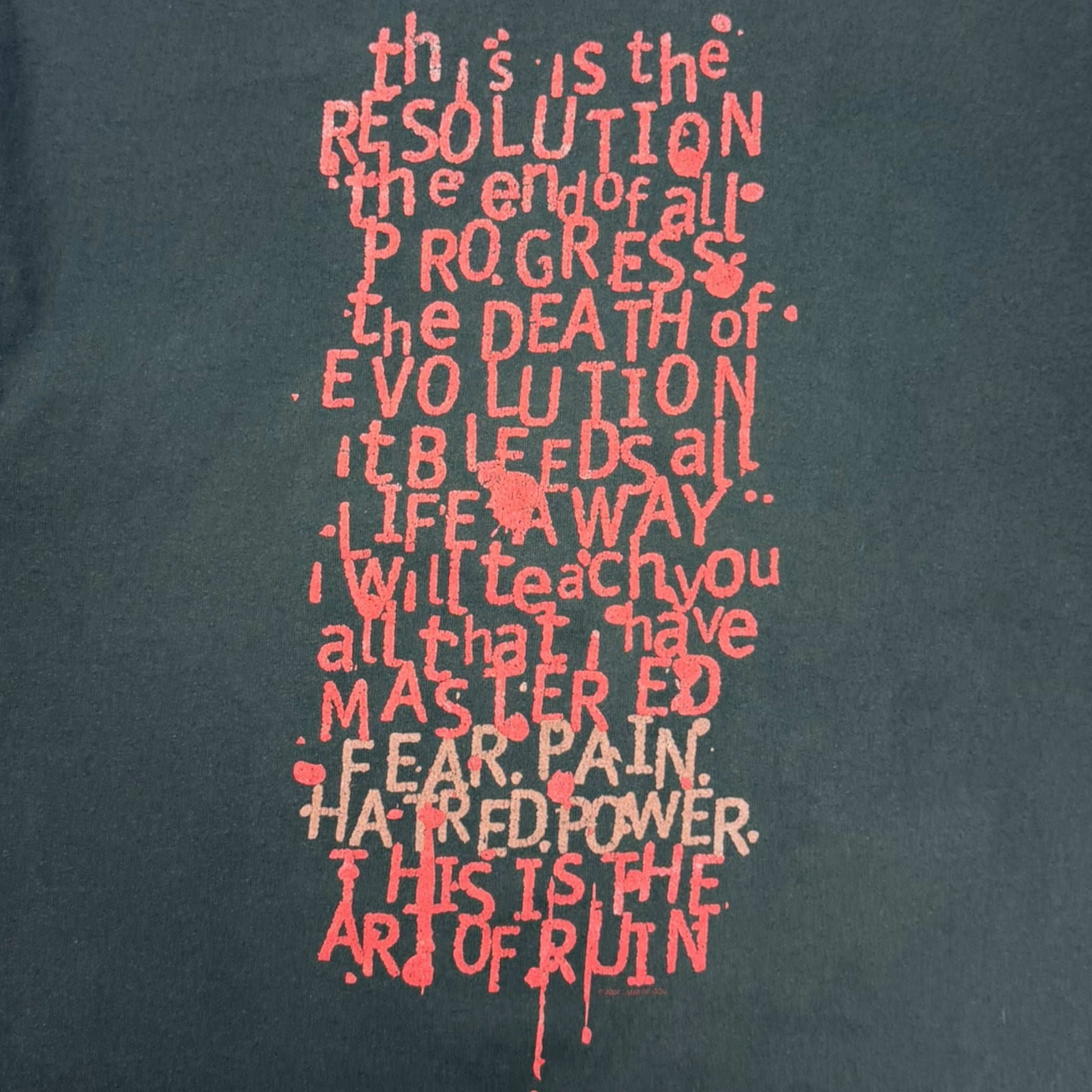 2004 Lamb of God ‘Ruin’ Metal T-Shirt