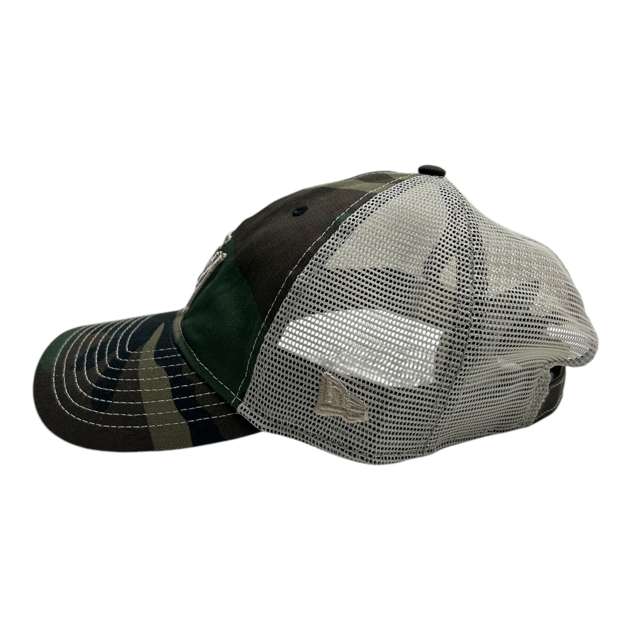 Stussy Camo Trucker Hat Green