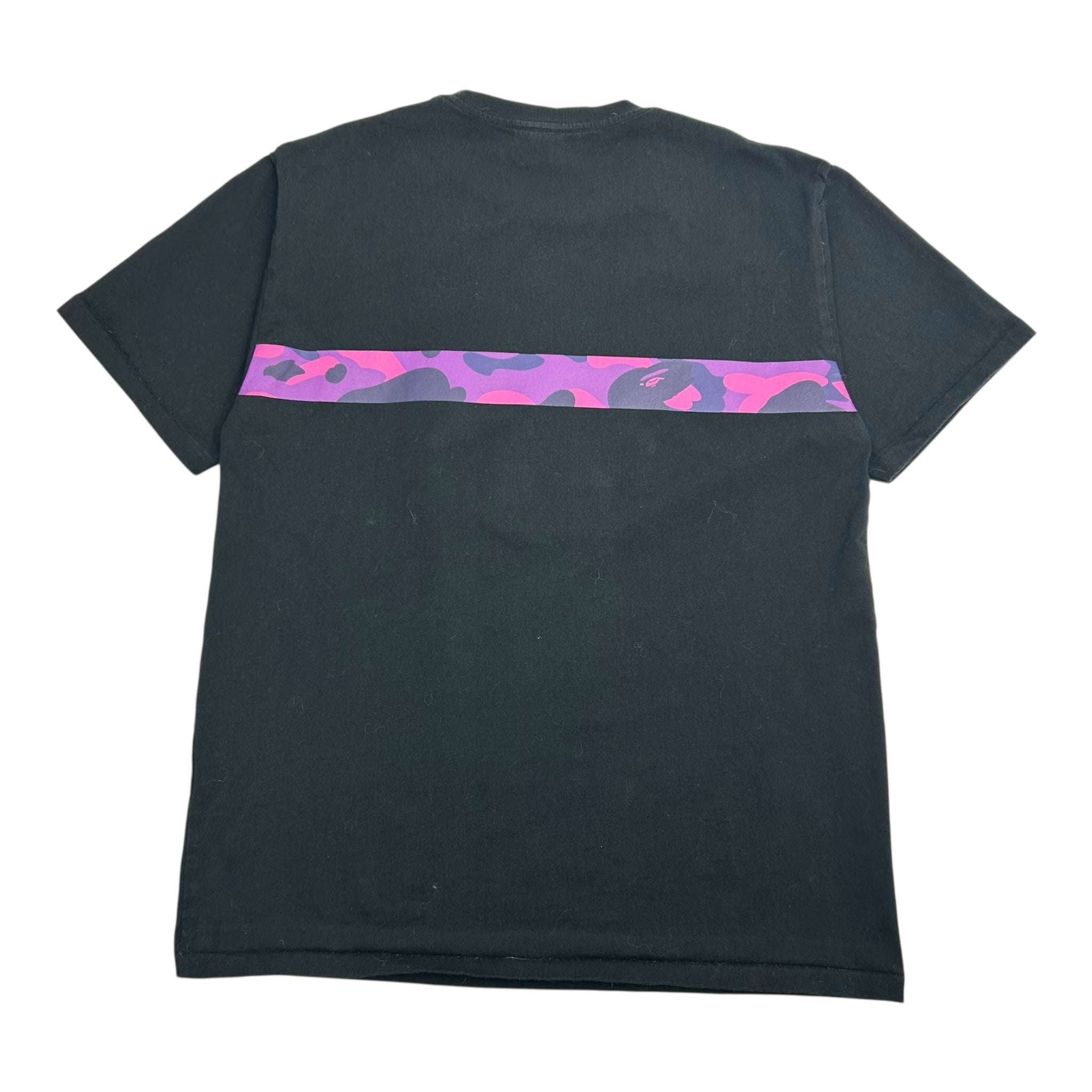 Bape ABC Band Spell Out Tee Black