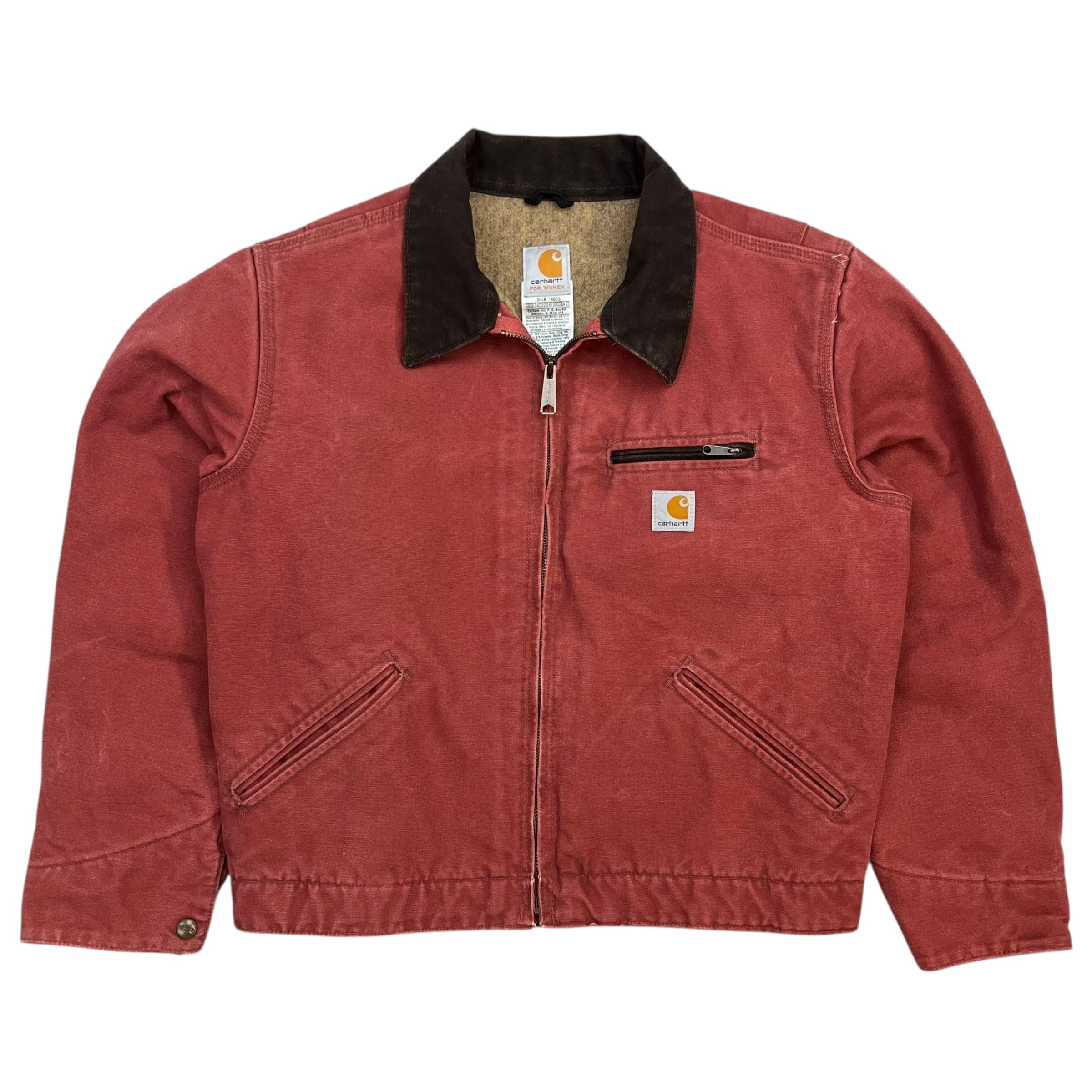 Vintage Carhartt Women’s Detroit Jacket Salmon/Pink