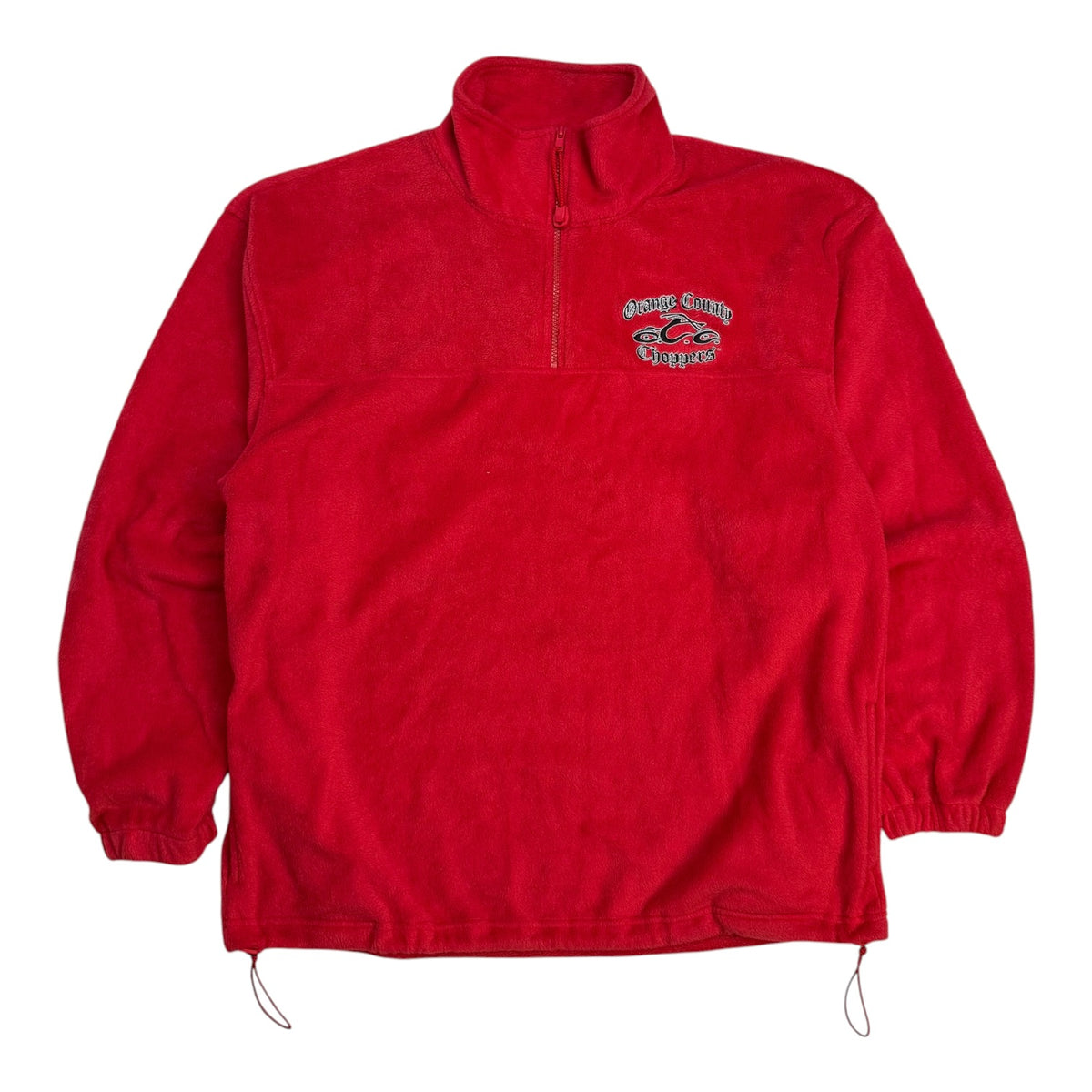 Vintage Orange County Choppers Fleece Quarter Zip Red