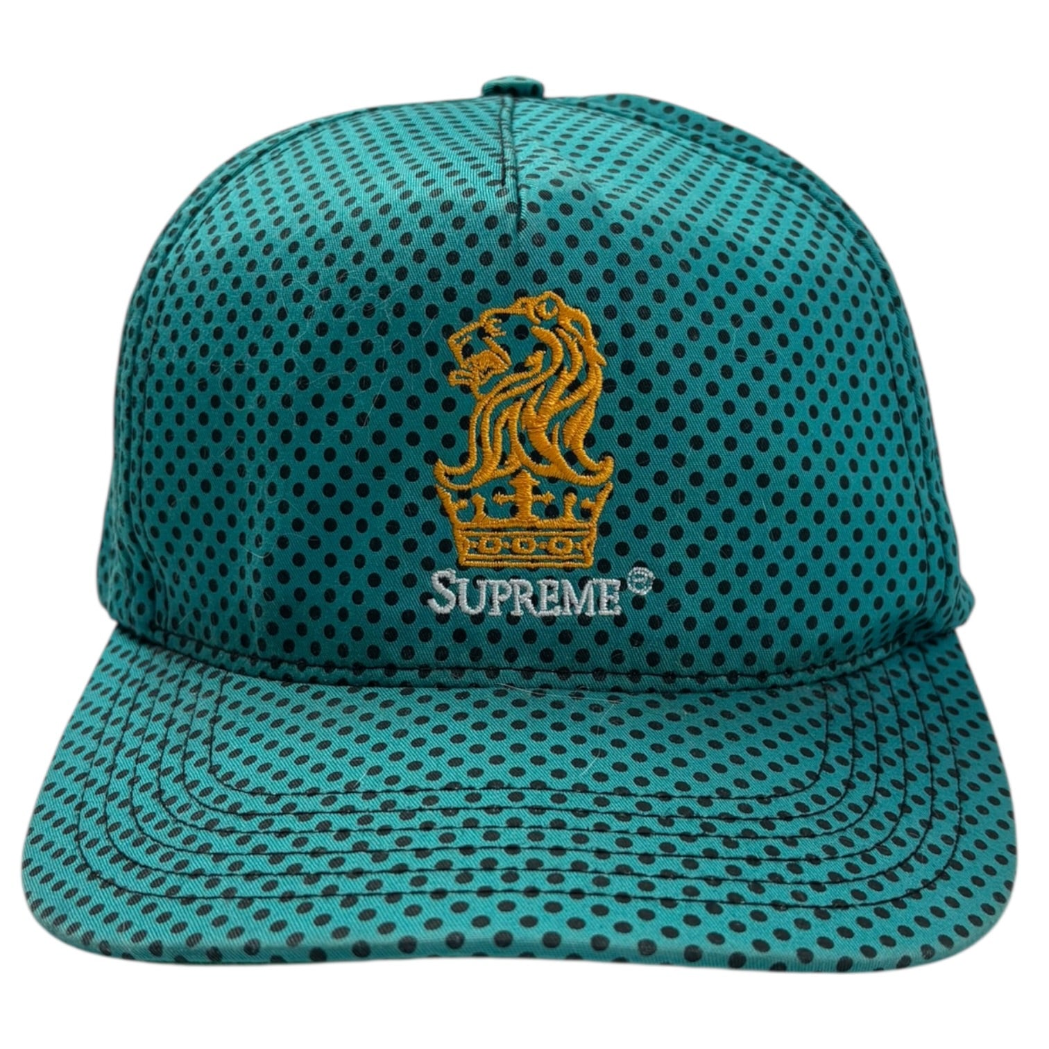 Supreme Polka Dot Lion Hat Teal (SS13)