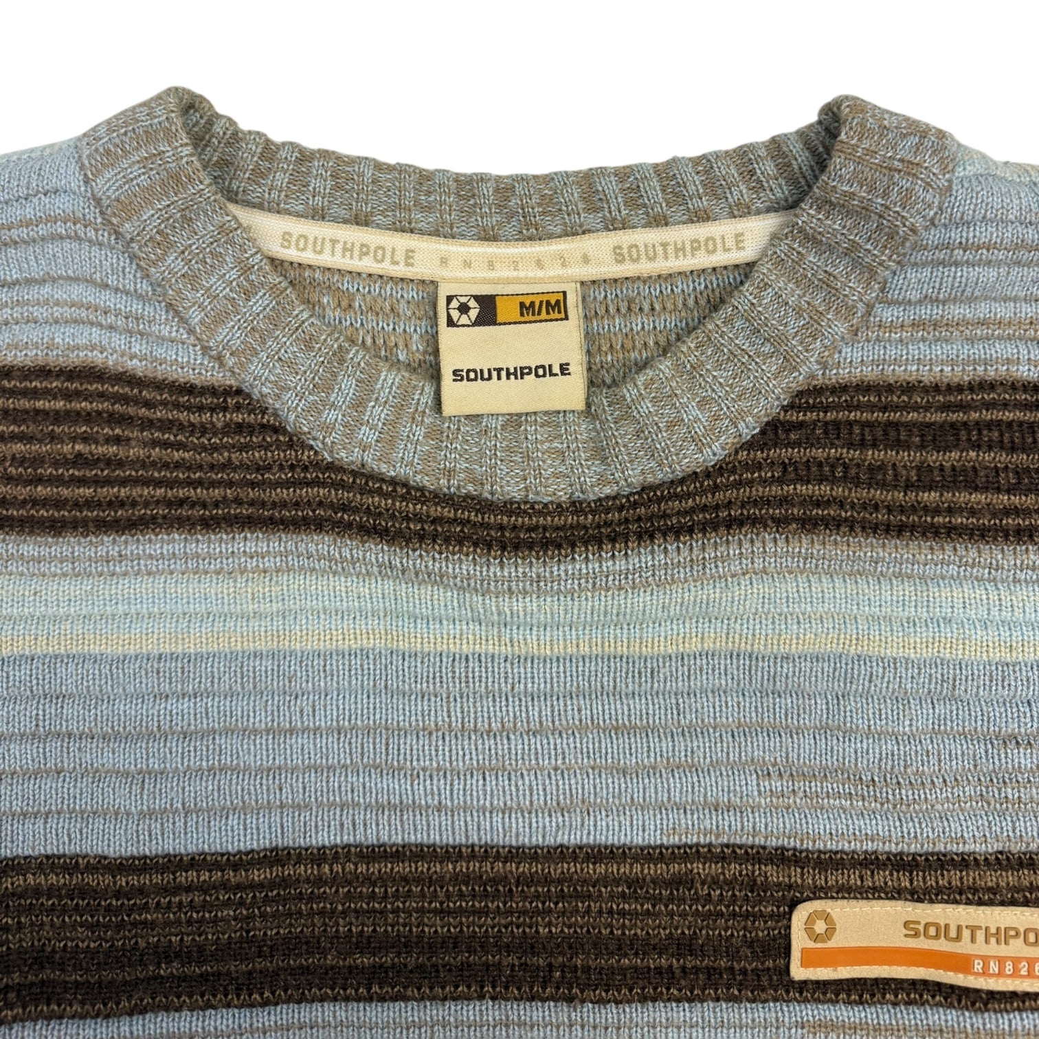 Vintage Southpole Striped Knit Sweater