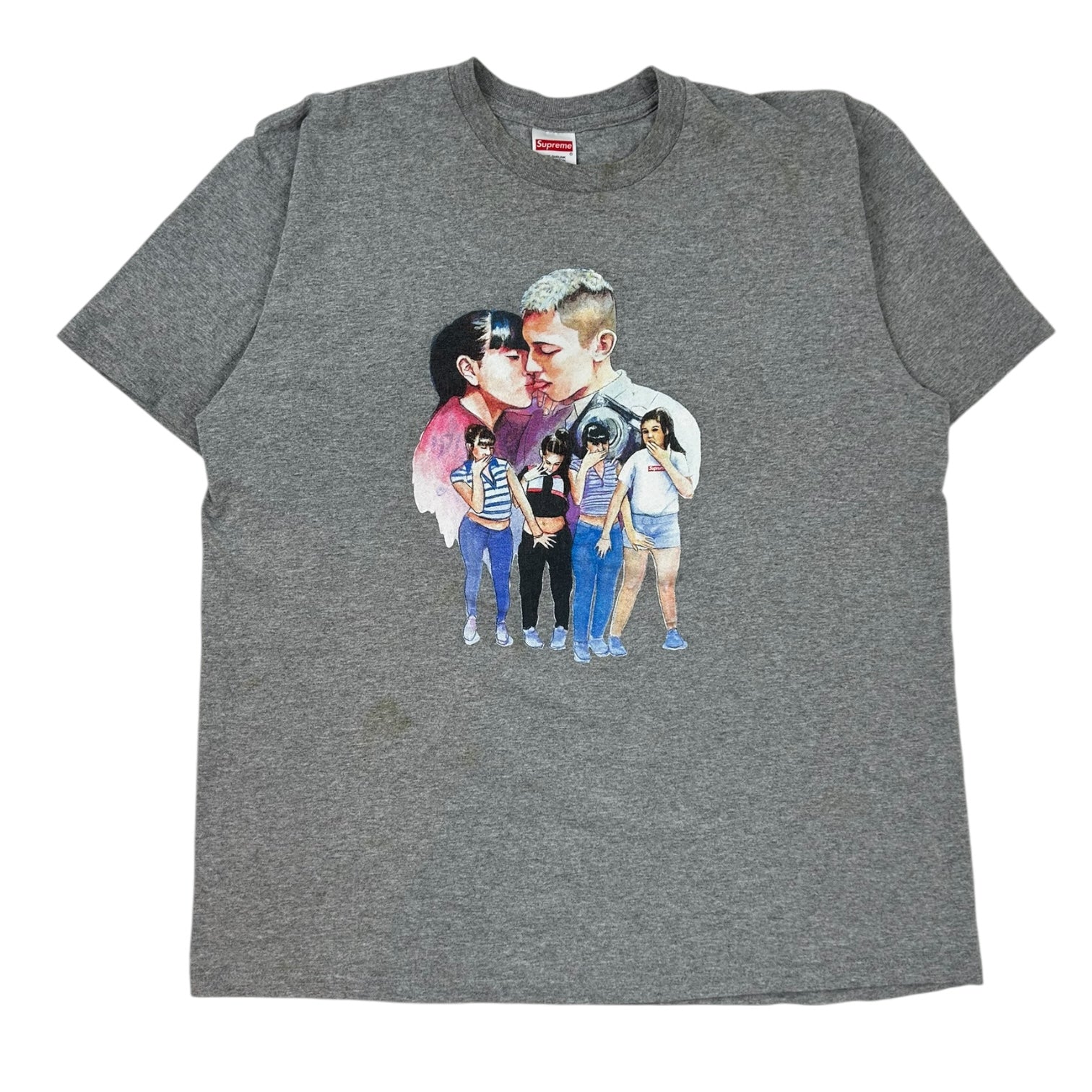 Supreme Kiss T-Shirt Grey