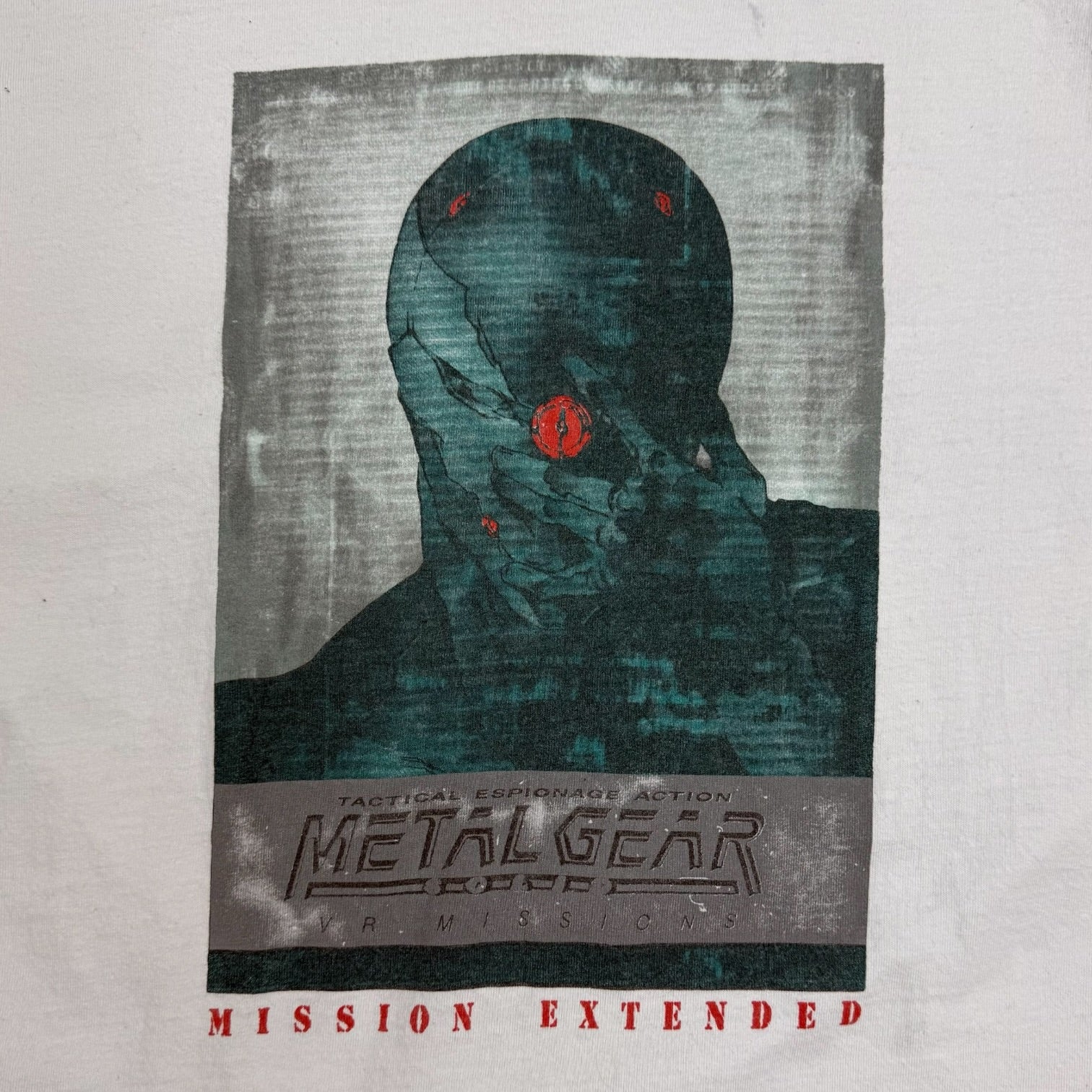 Vintage Metal Gear Solid VR Missions Tee White