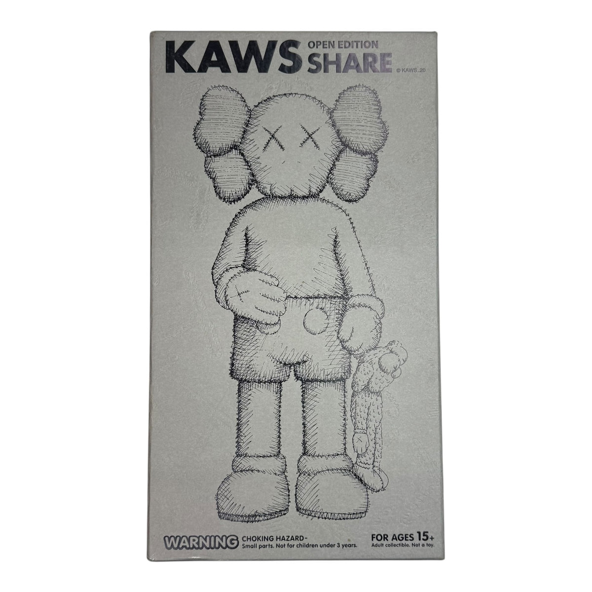 Kaws Share Vinyl Figure Grey