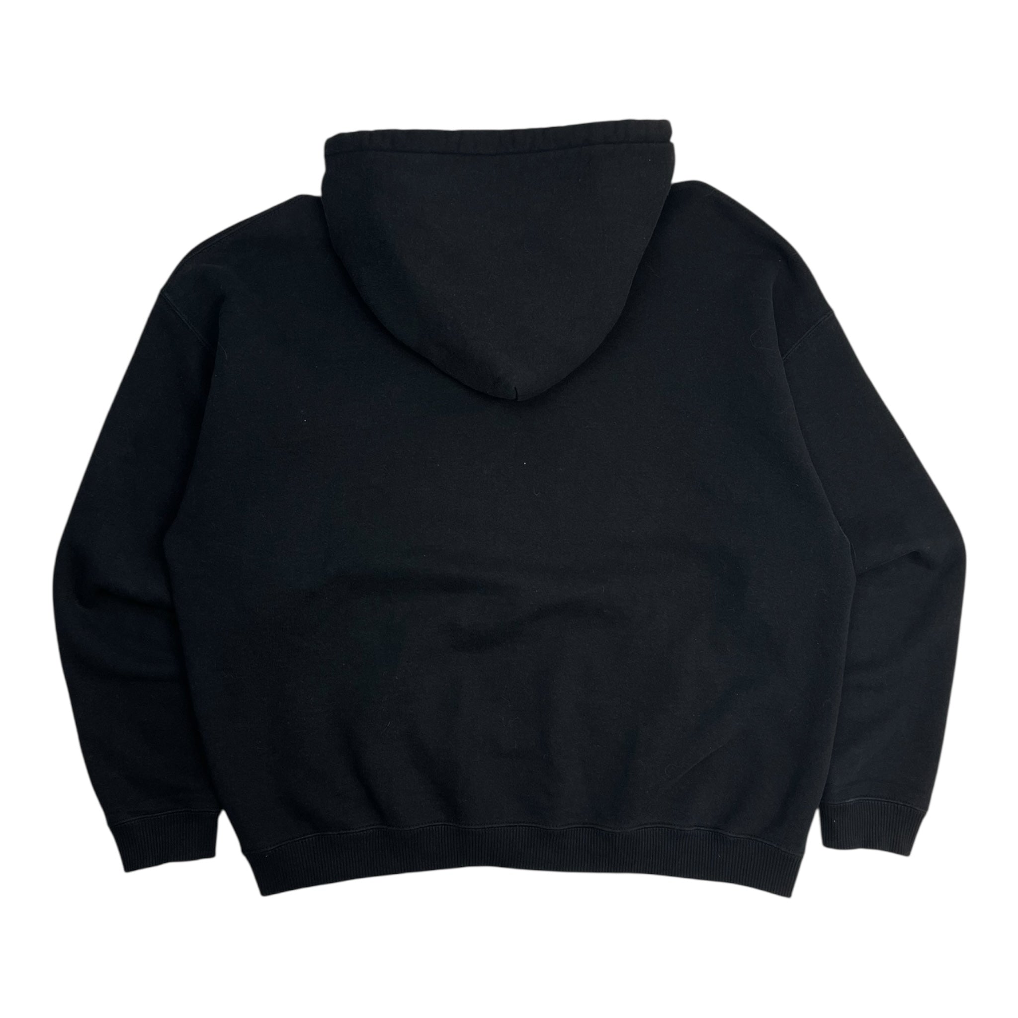 Vintage Nike Center Logo Hooded Sweatshirt Black