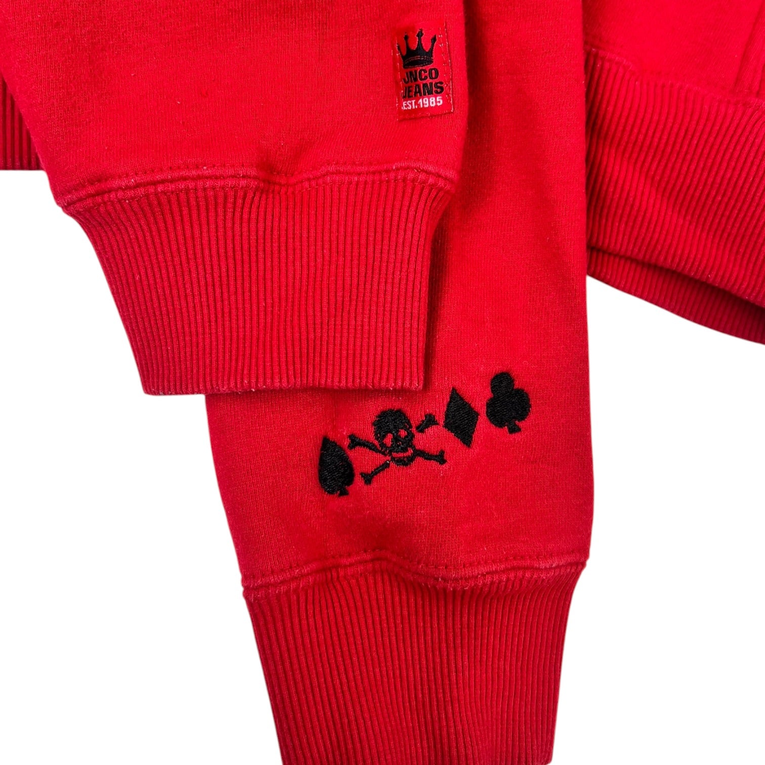 Y2K JNCO Snake Pullover Sweatshirt Red