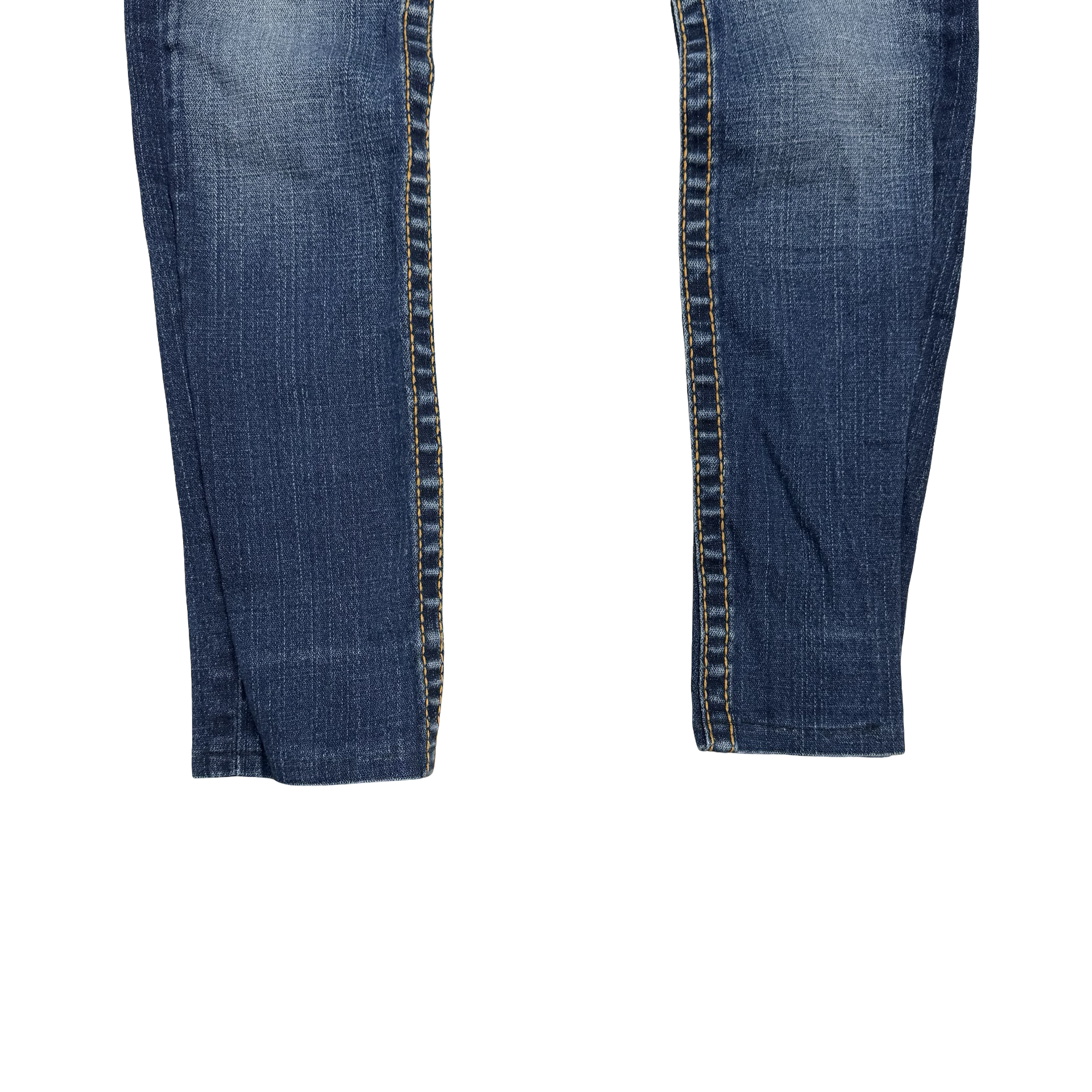 (W) True Religion Stella Big T Denim Pants Indigo