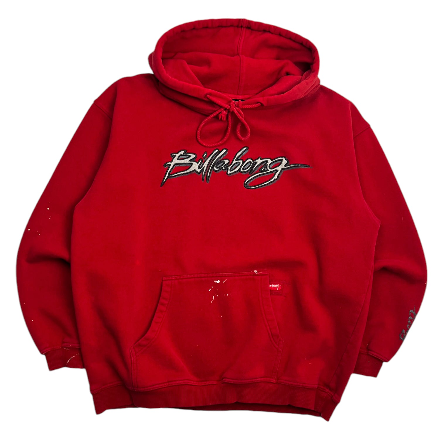 Y2K Billabong Spellout Hoodie Red