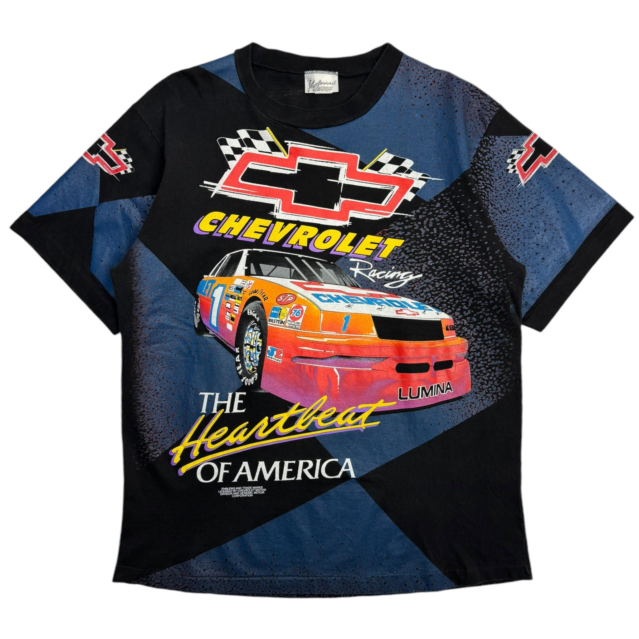 Vintage Chevrolet “The Heartbeat Of America” Racing AOP T-Shirt