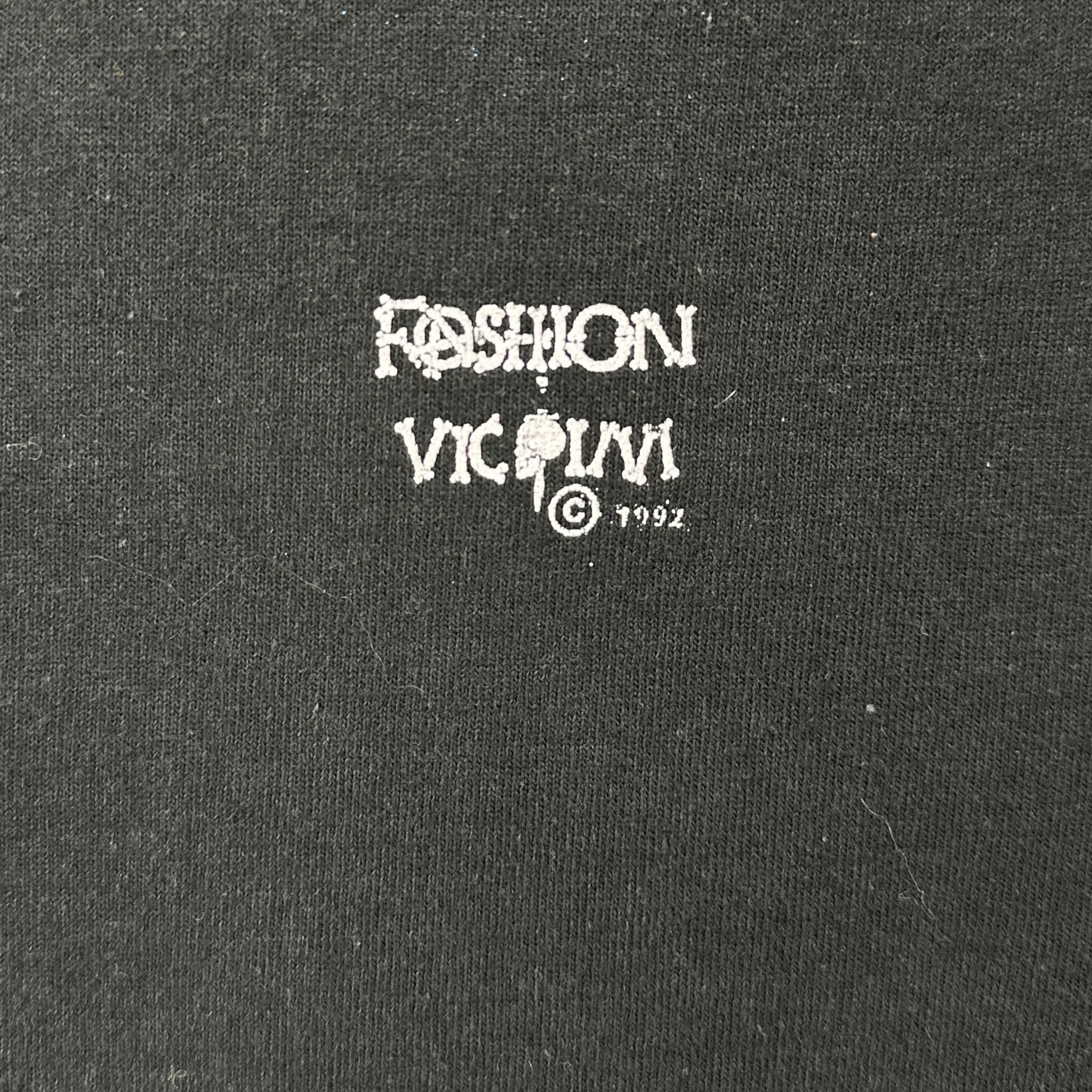 1992 Fashion Victim “Name Your Poison” Tee Black