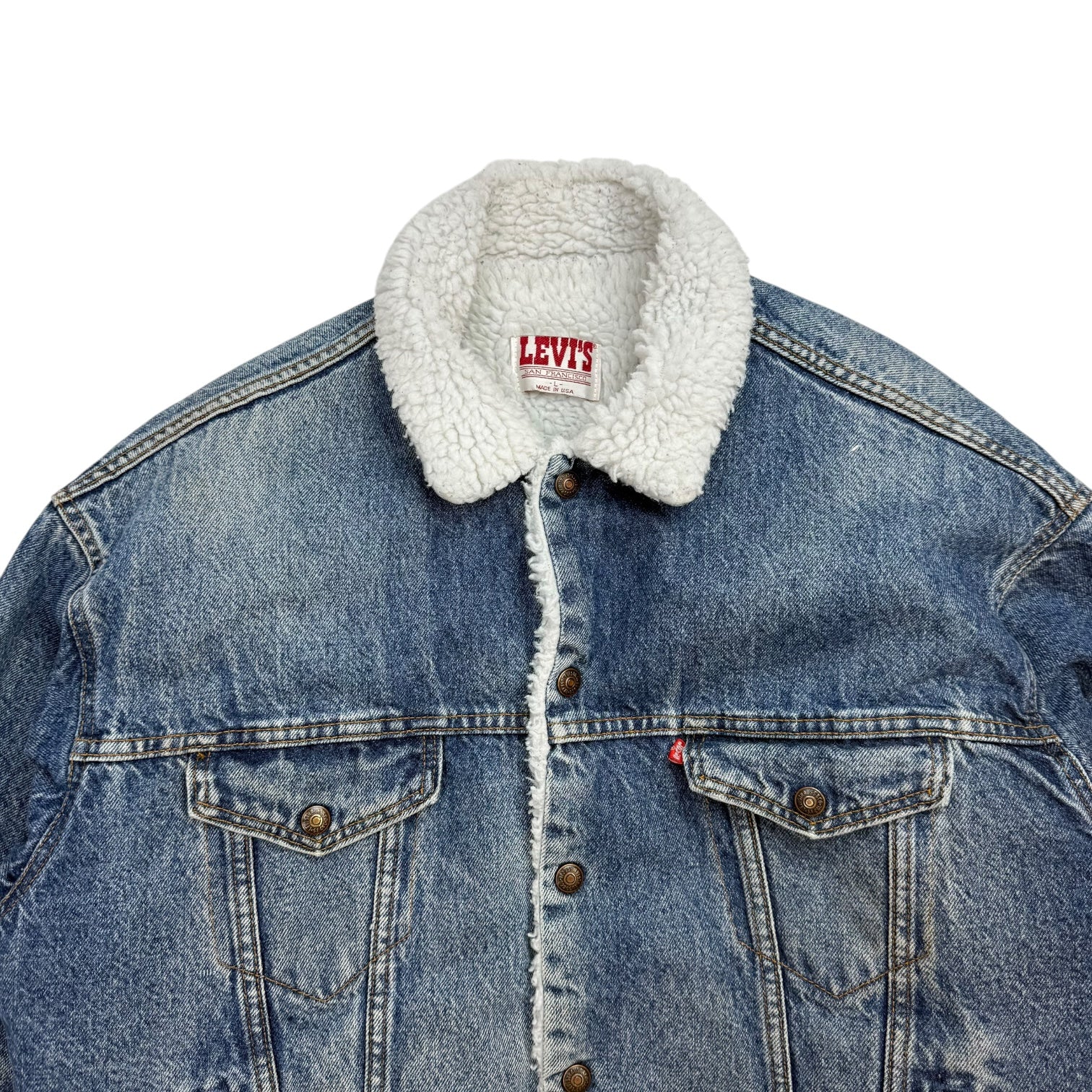 Vintage Levi’s Denim Sherpa Lined Jacket