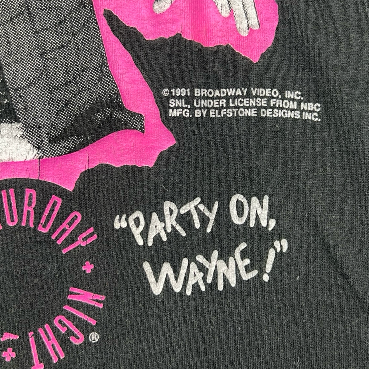 1991 Waynes World Saturday Night Live Tee