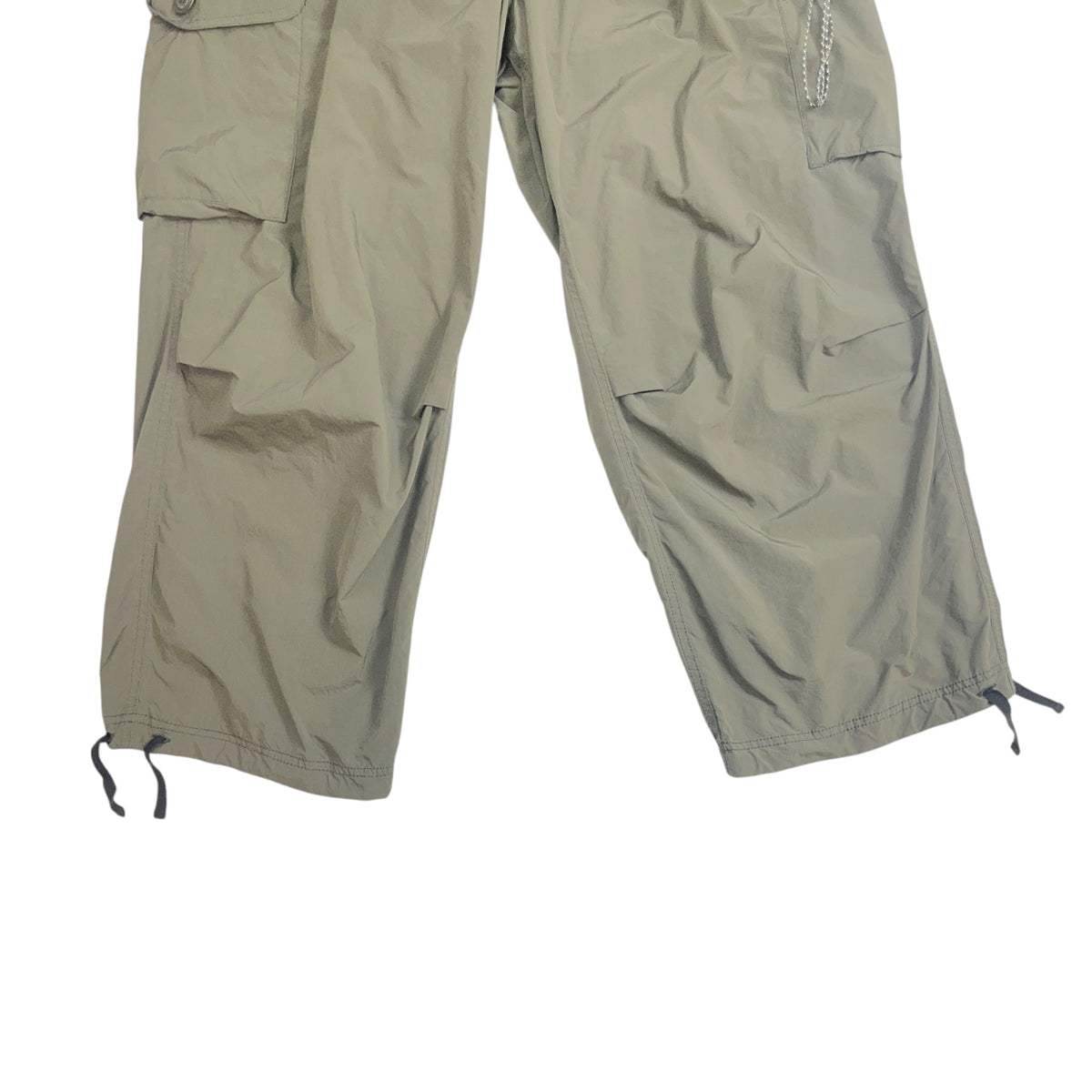 and wander Oversized Cargo Pants Khaki Olive Techwear